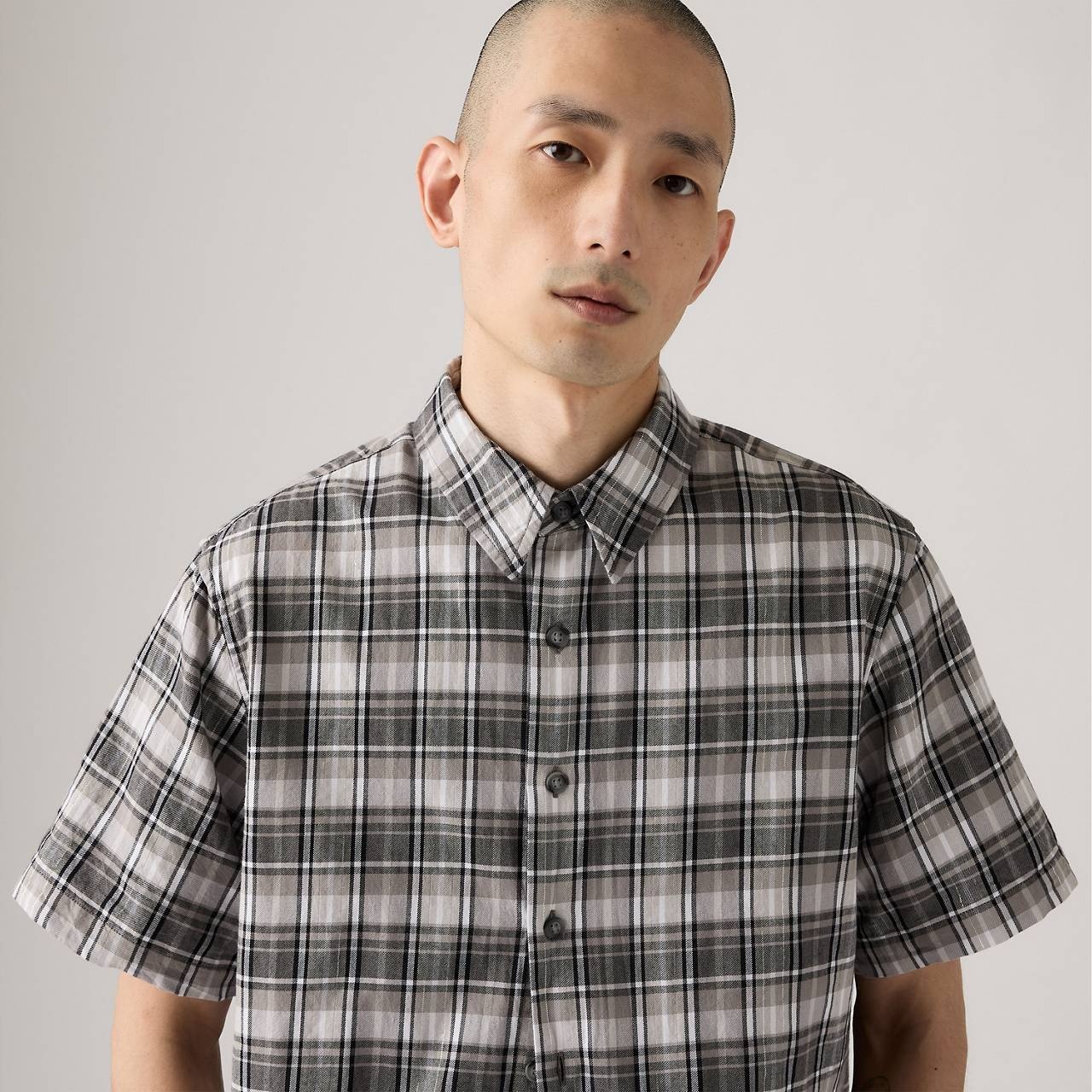 y's かすり short sleeb shirt Luru Boxy Cropped Short Sleeve Shirt - Multi-color | Levi's® CA