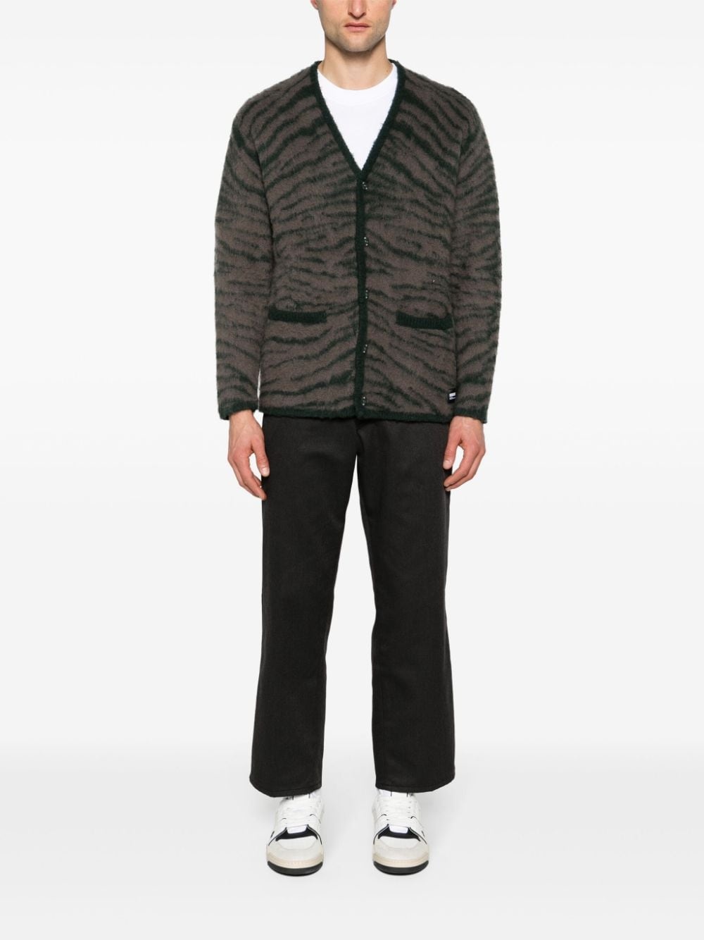 mid-rise straight-leg trousers - 2