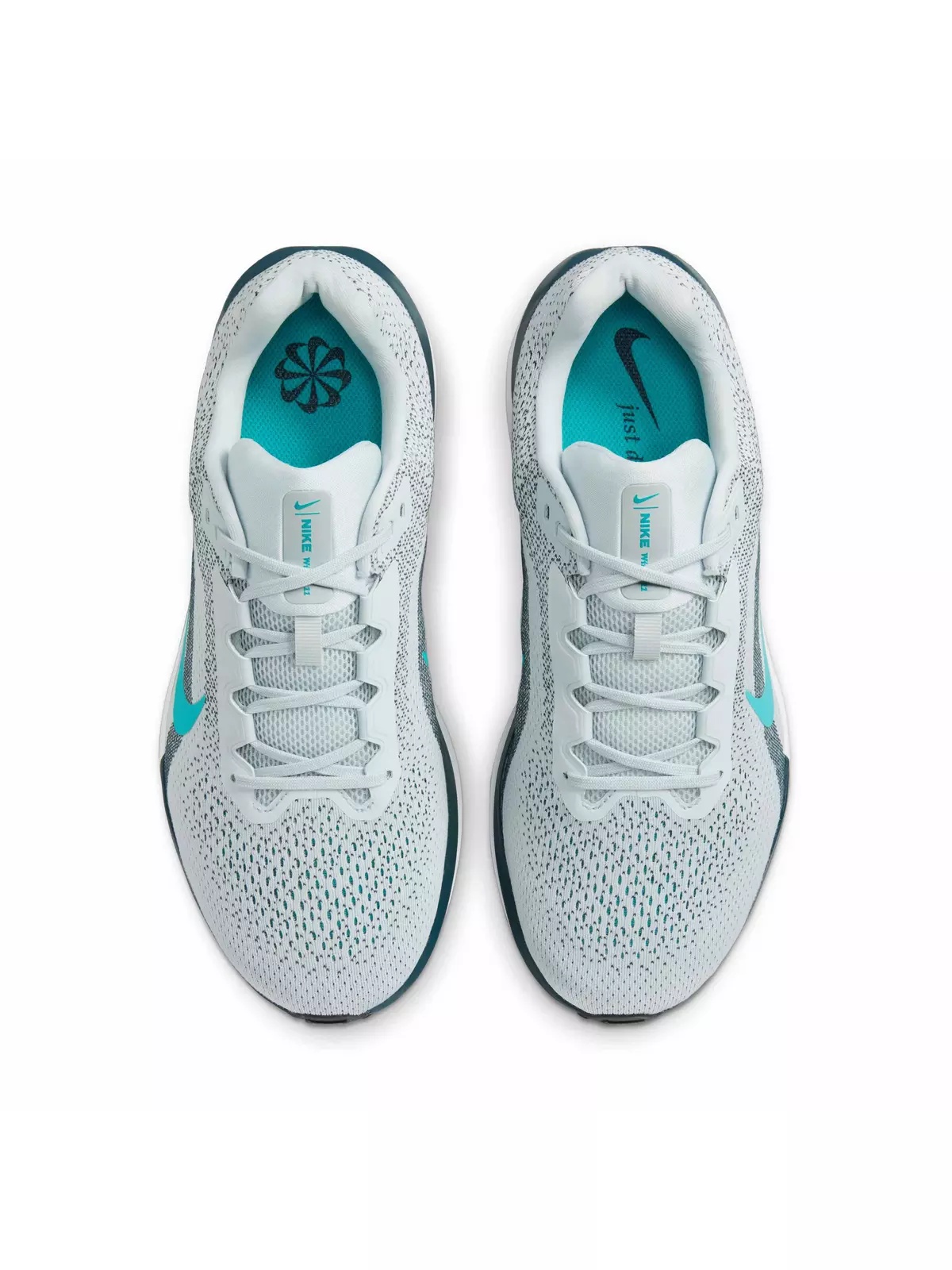 Winflo 11 "Pure Platinum/Armory Navy/Photon Dust/Dusty Cactus" Men's Wide Running Shoe - 4
