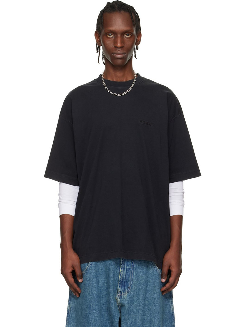 Black Iconic Logo T-shirt 1
