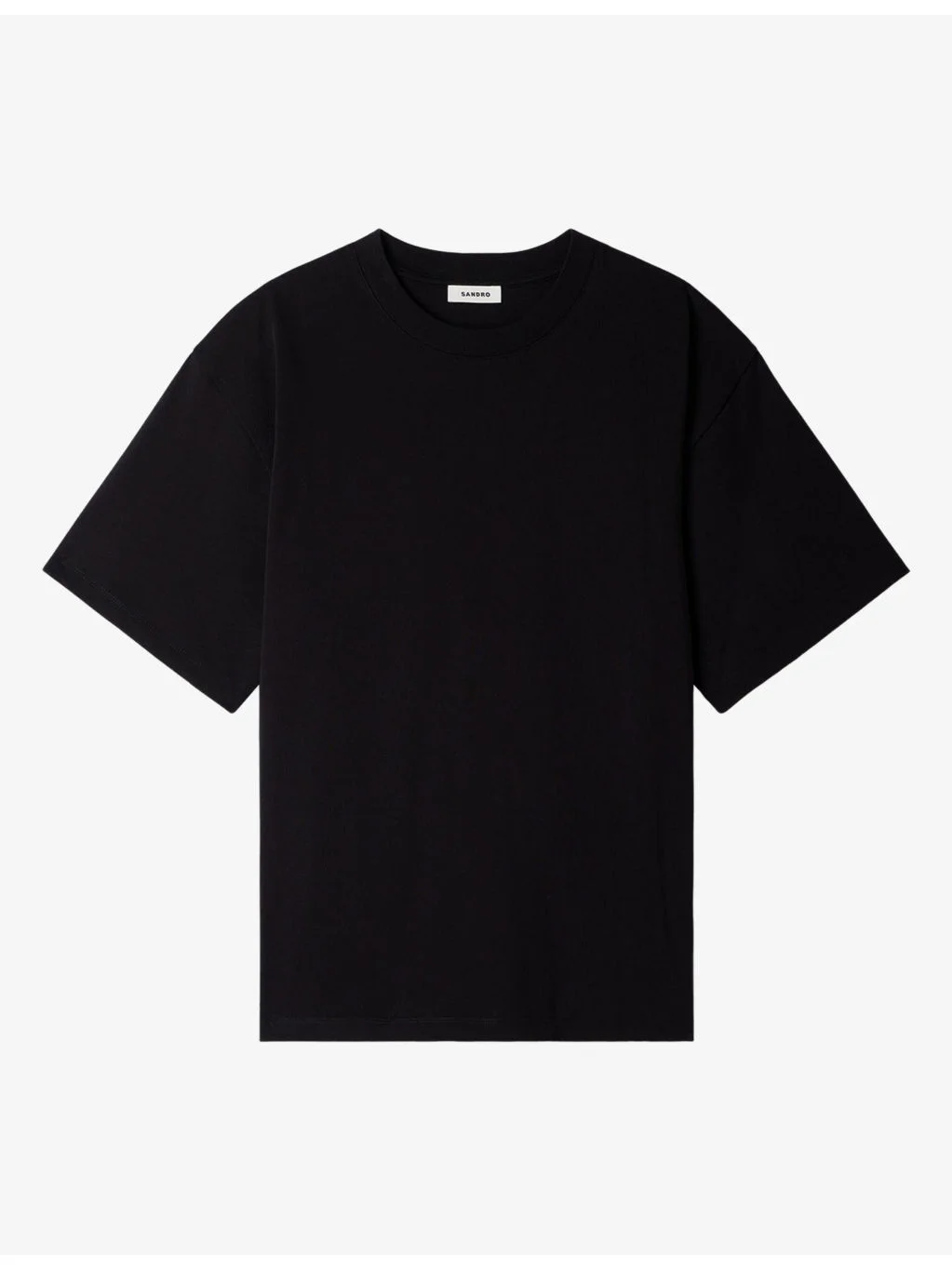 Crewneck Relaxed-Fit Cotton T-Shirt - 1