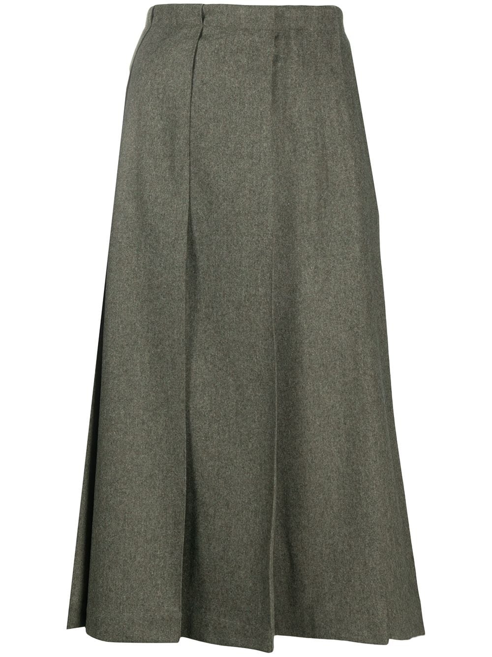 pleated midi skirt - 1