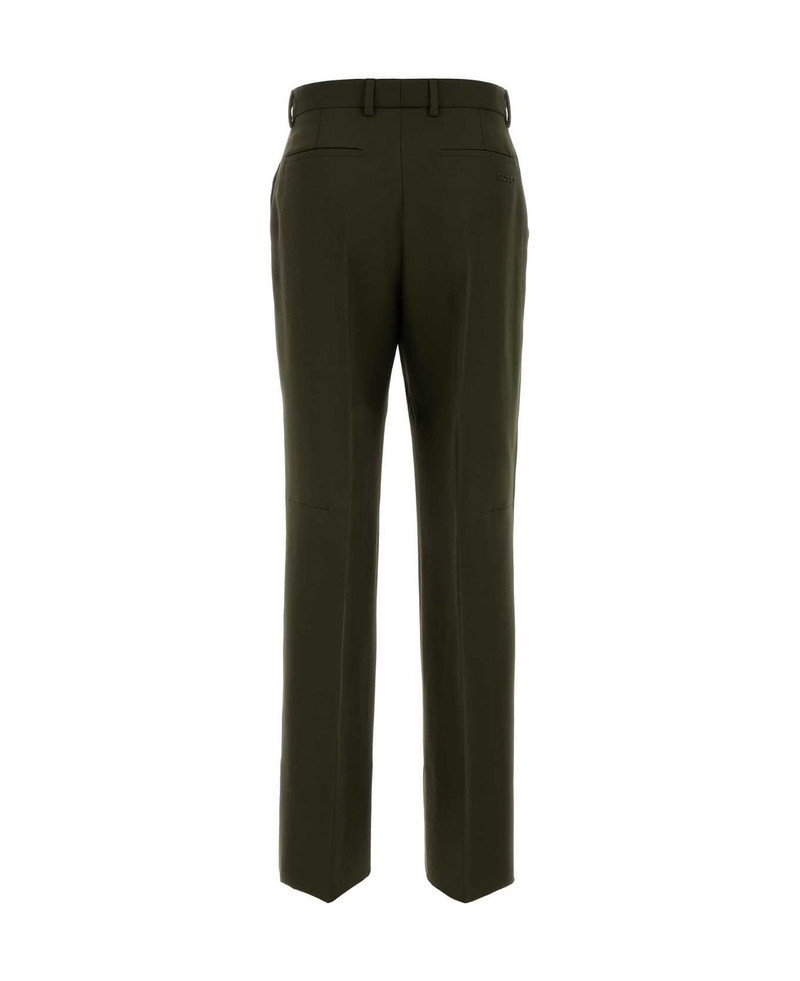 GUCCI Olive Green Wool Blend Pant outlook