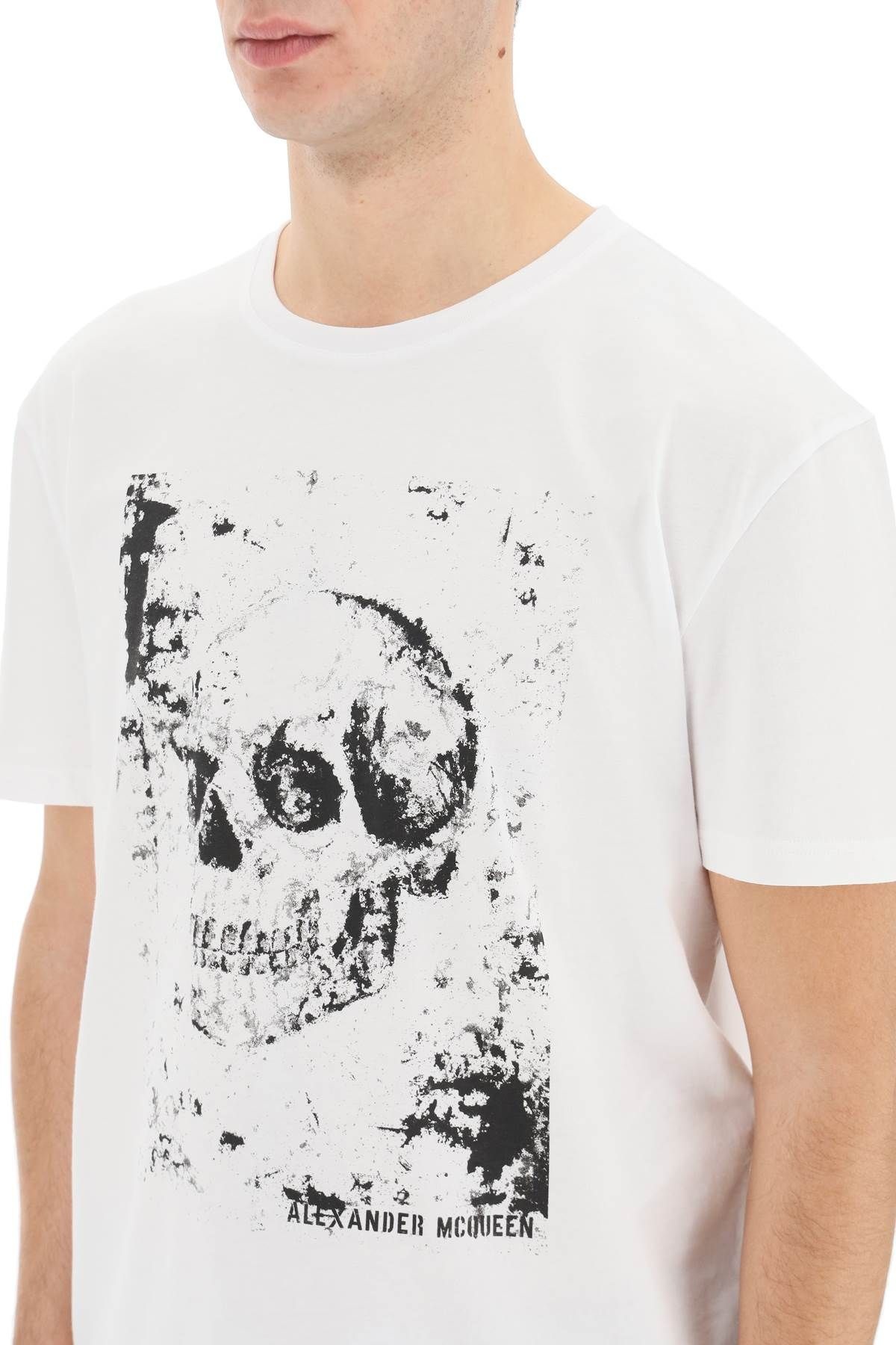 SKULL LOGO PRINT T-SHIRT - 5