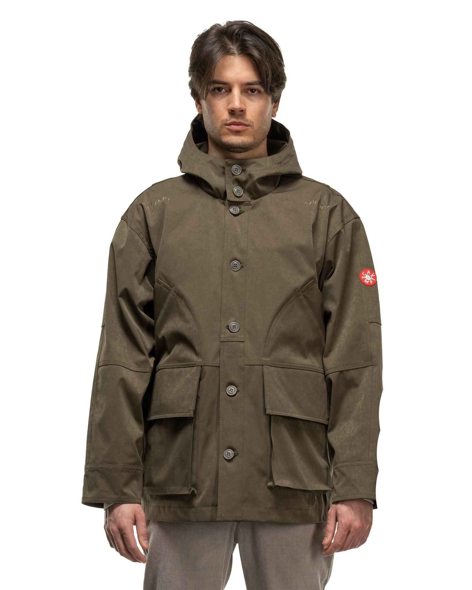 HEAVY PN HOOD JACKET KHAKI - 3