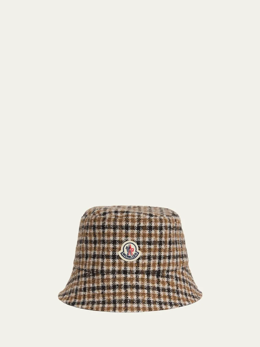 Check Logo Bucket Hat - 1