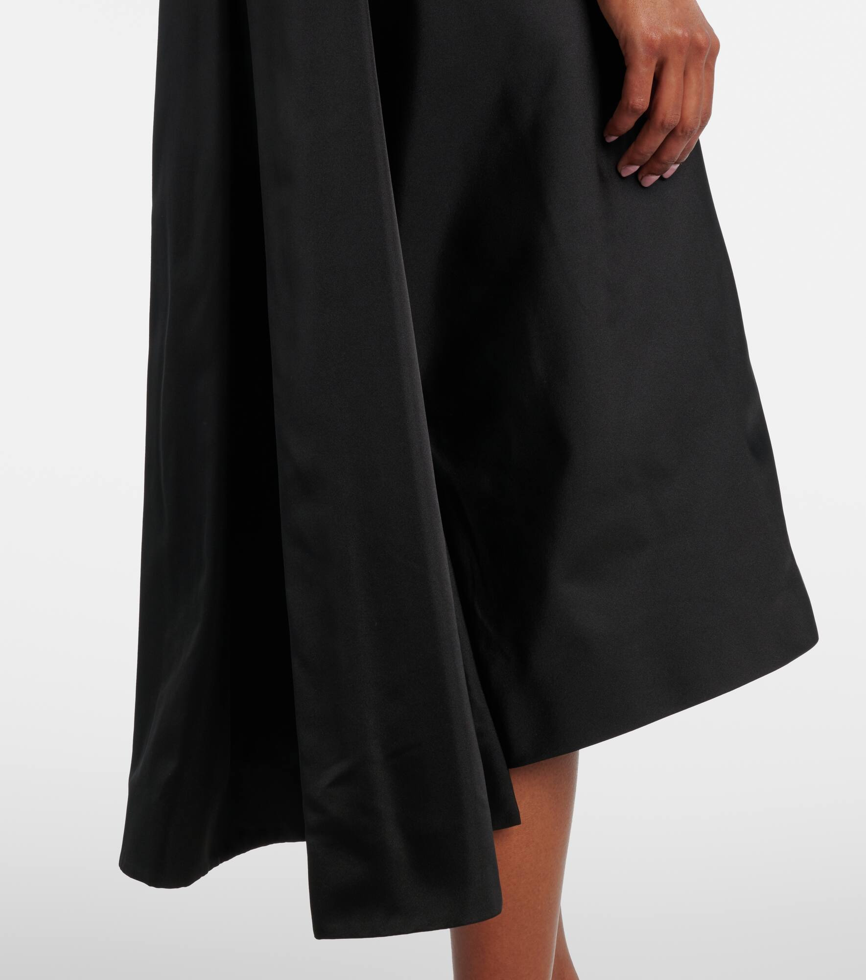 Embellished satin midi dress - 5