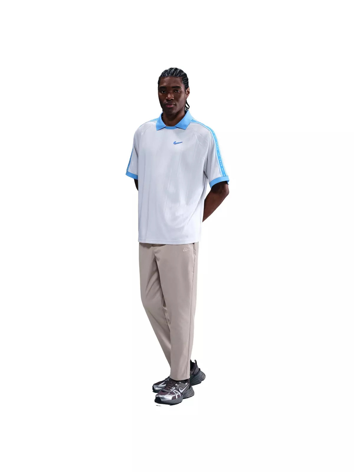 Men's Club Woven Tapered Pants -Grey - 1