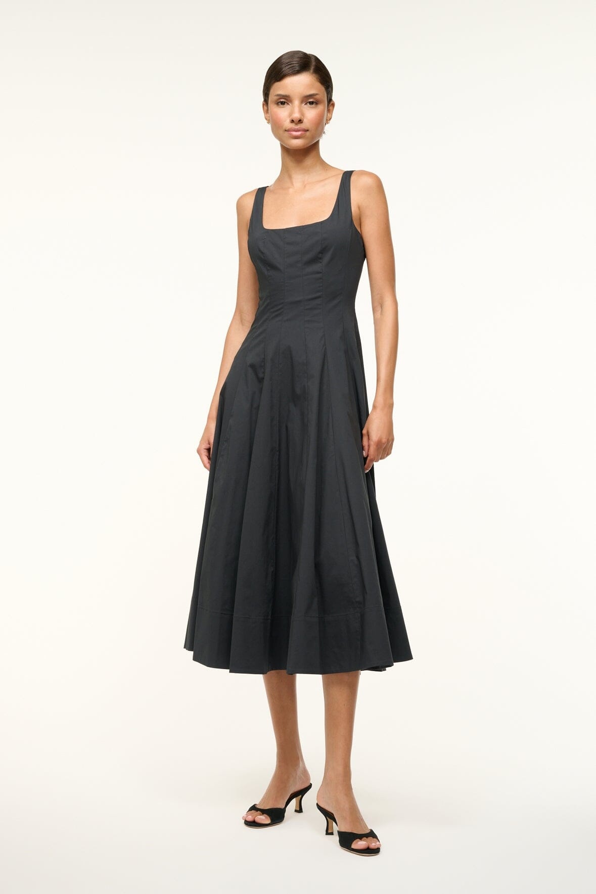 STAUD | WELLS DRESS BLACK - 2