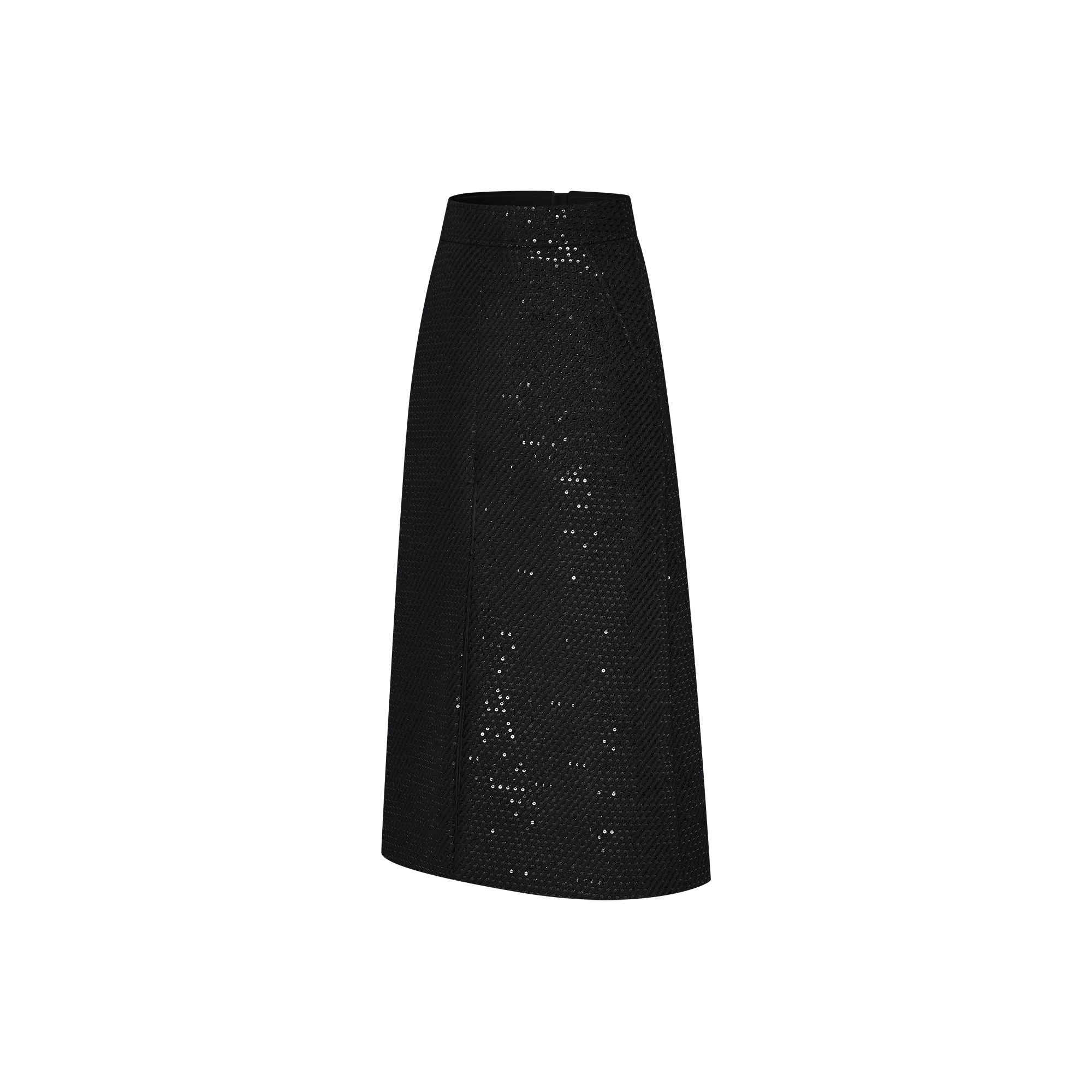 Sequin Tweed Midi Skirt - 2