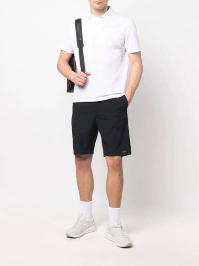 Aspesi logo-patch track shorts outlook