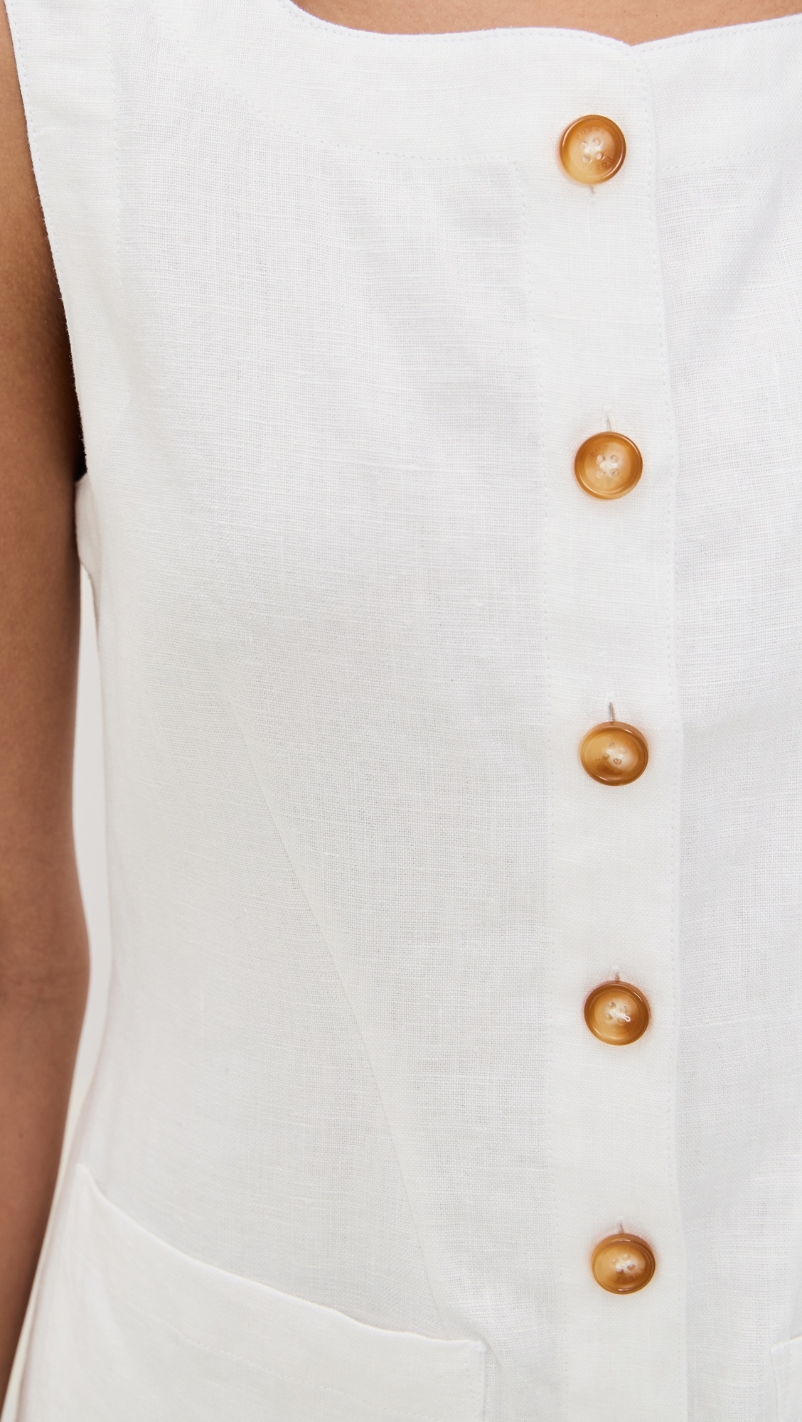 Emma Button Down Mini Dress - 5