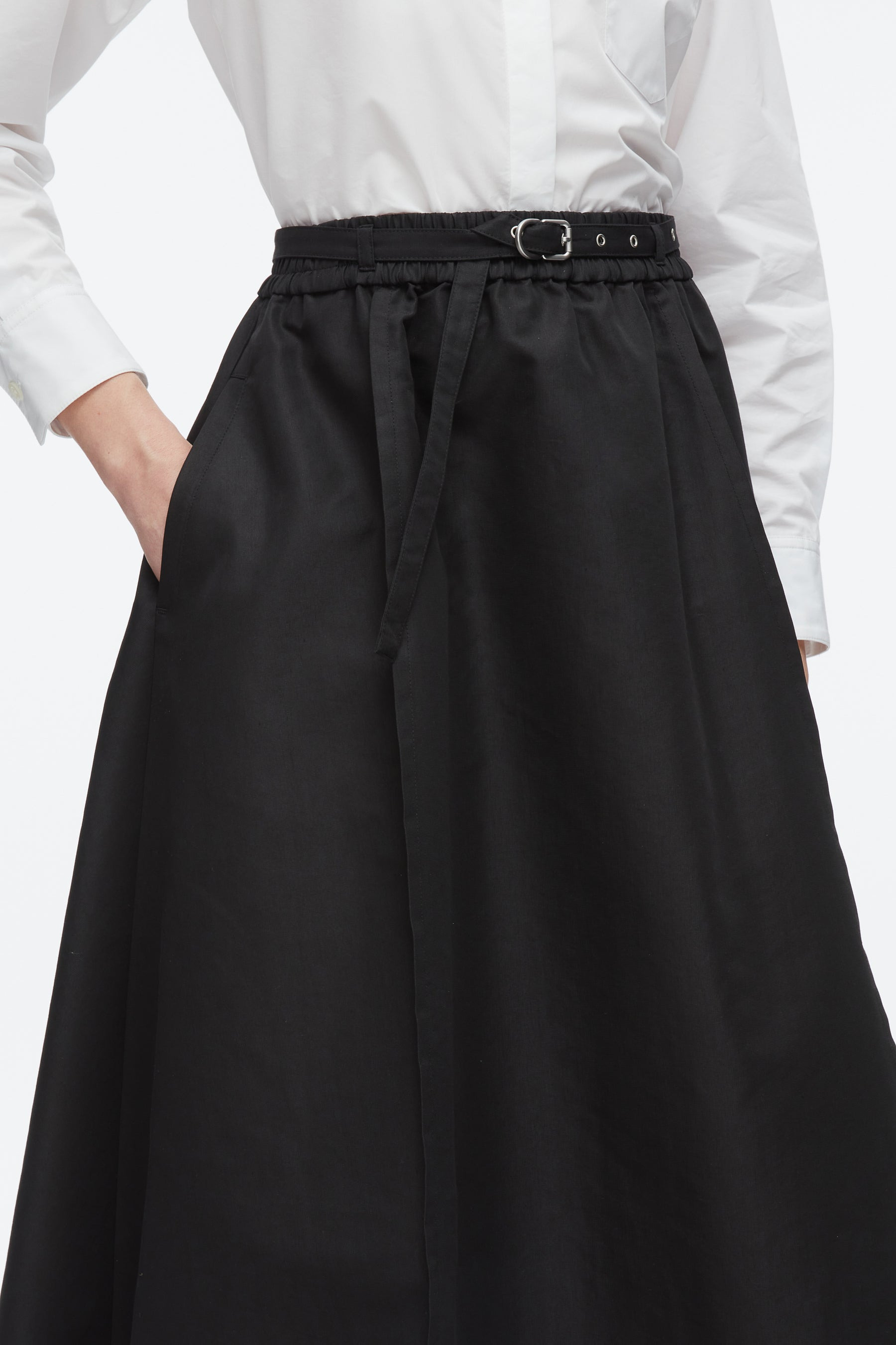 Belted Midi Skirt - 5