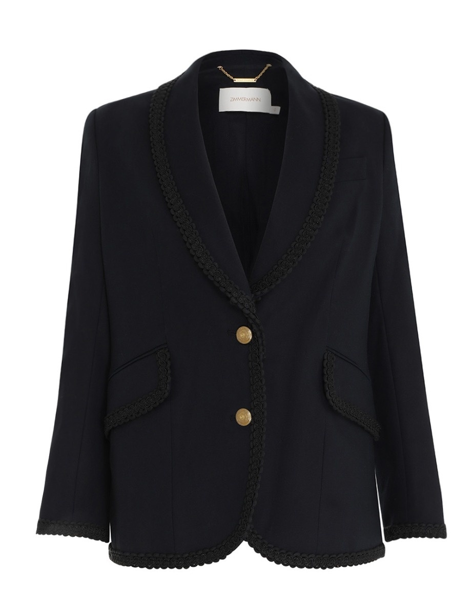 CELESTIAL SHAWL COLLAR BLAZER - 1