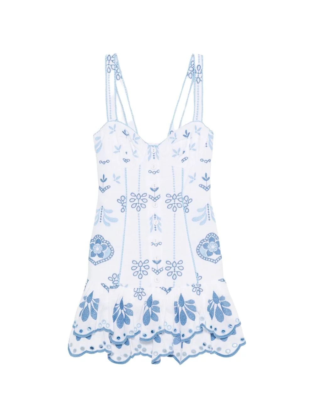 Niva embroidered mini dress - 1
