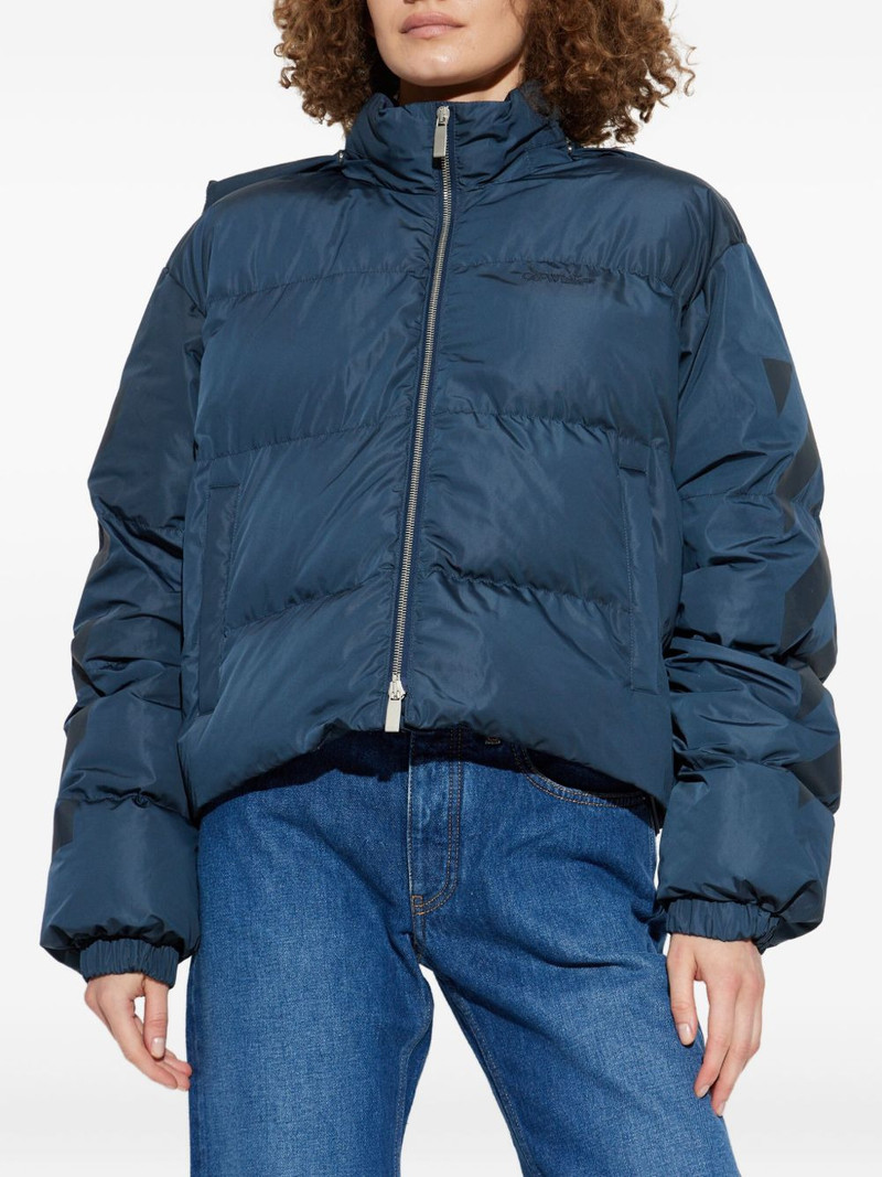 arrow-print padded jacket 3
