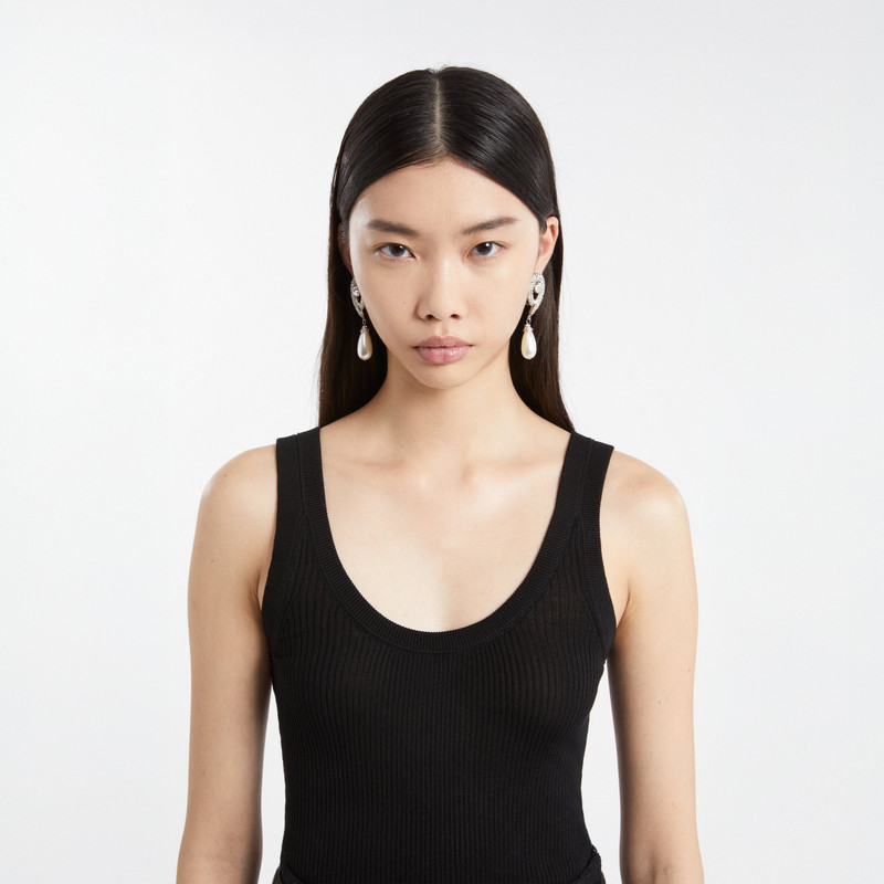 SILK TANKTOP WITH PENDANT 5
