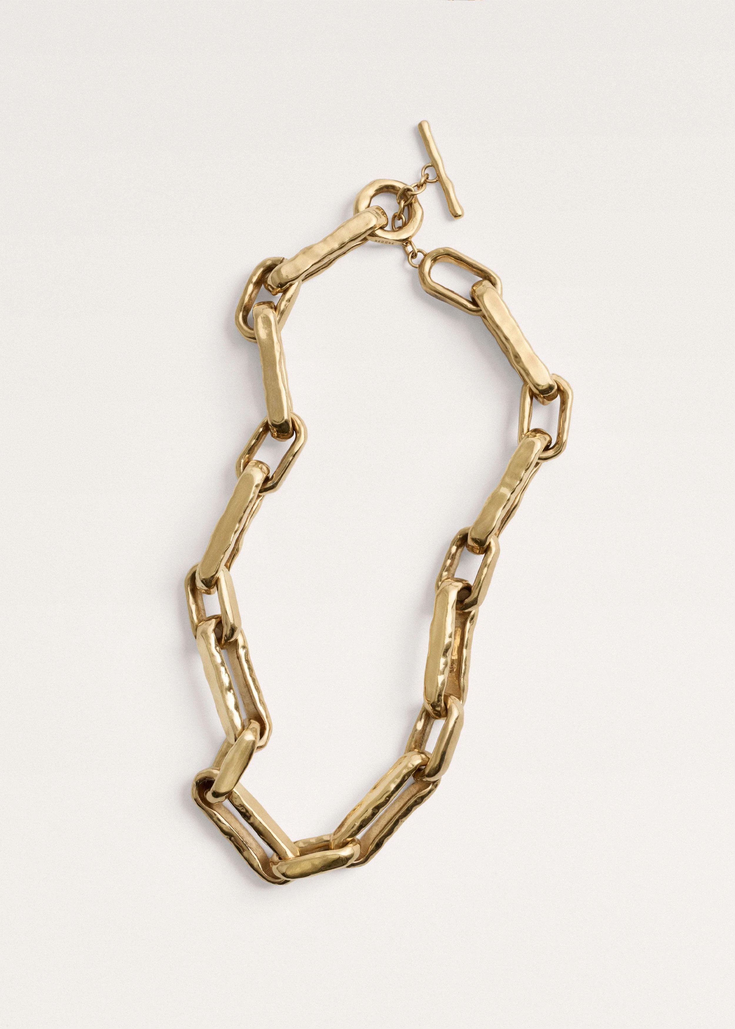 Elongated Link Necklace - 1