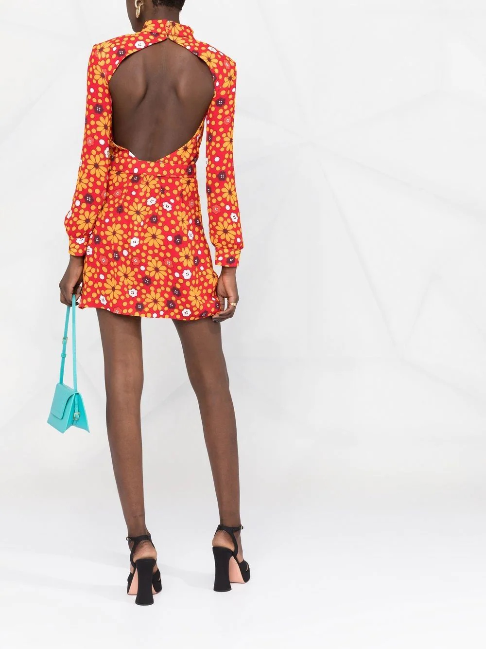 floral-print minidress - 6