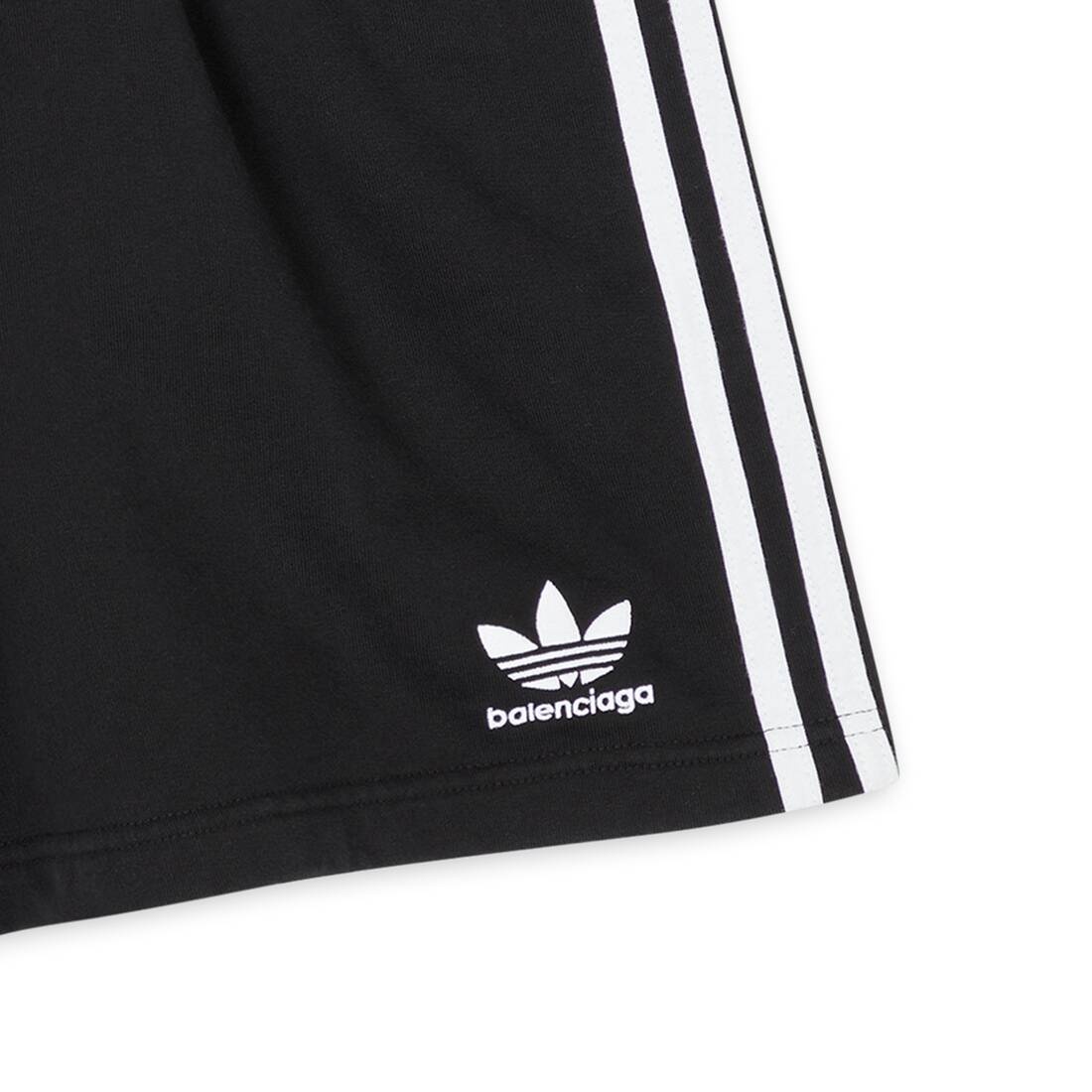 Balenciaga / Adidas Large Shorts in Black - 7