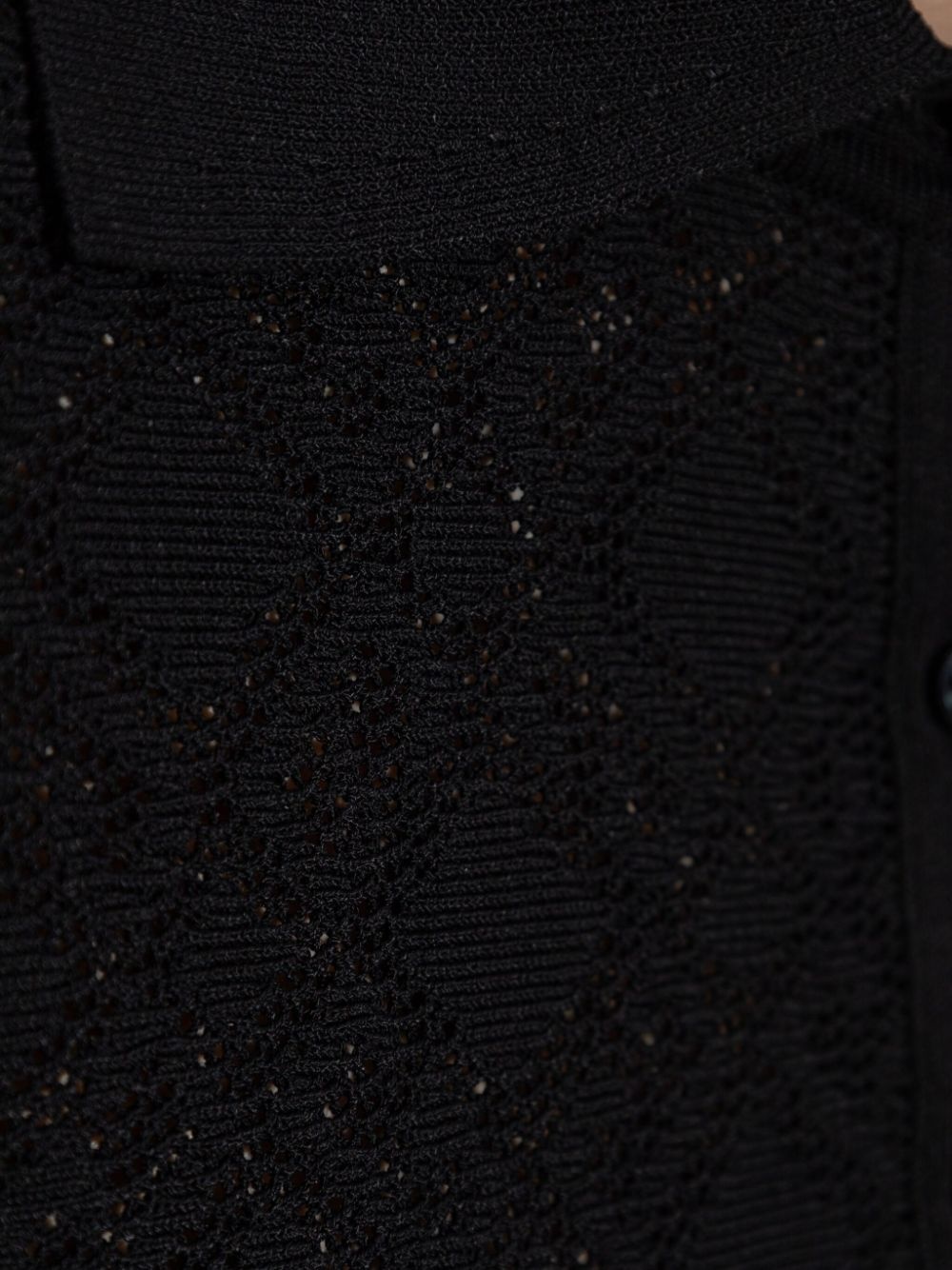monogram-jacquard dress - 5