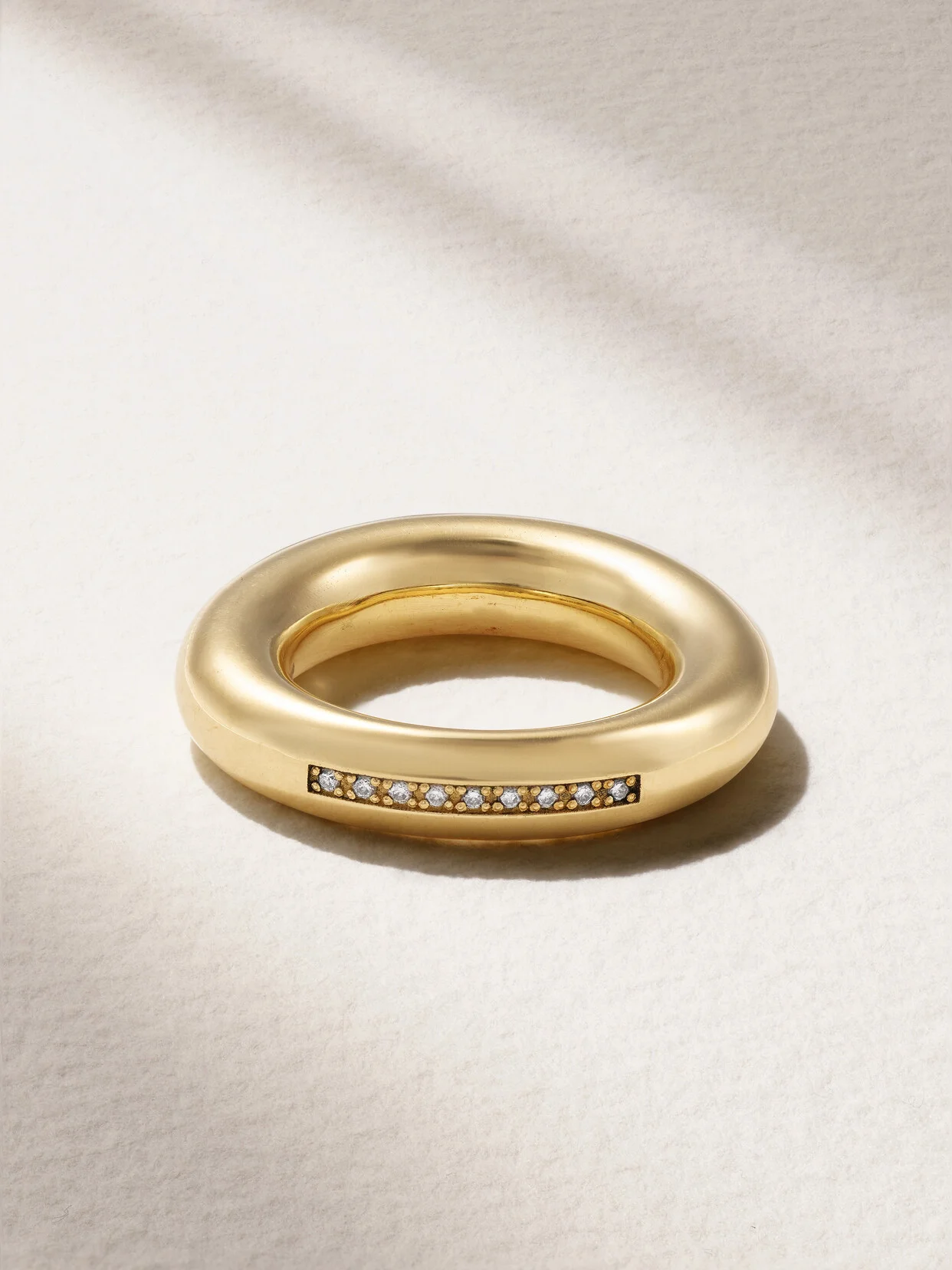 14-karat Gold Diamond Ring - 1