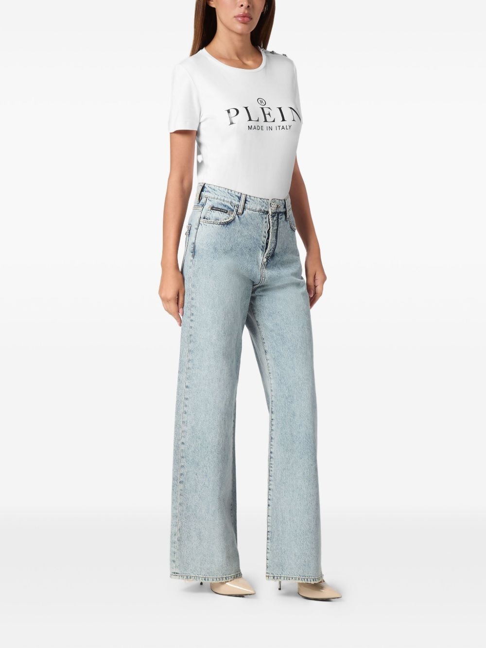 wide-leg jeans - 2