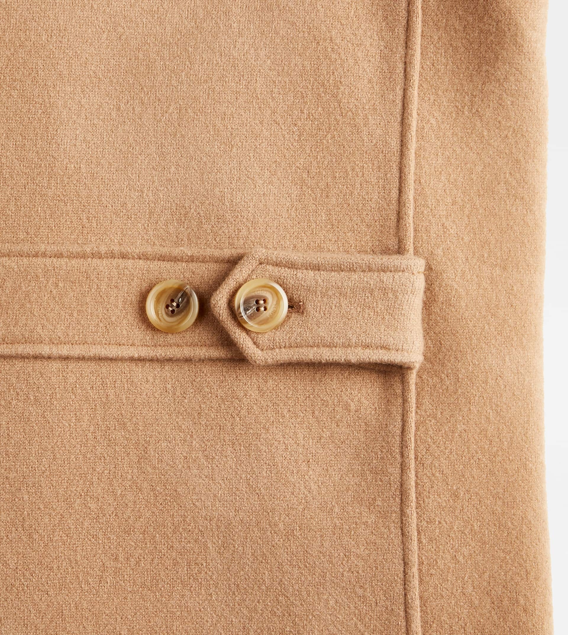 CABAN IN CASHMERE BLEND JERSEY - BEIGE - 9