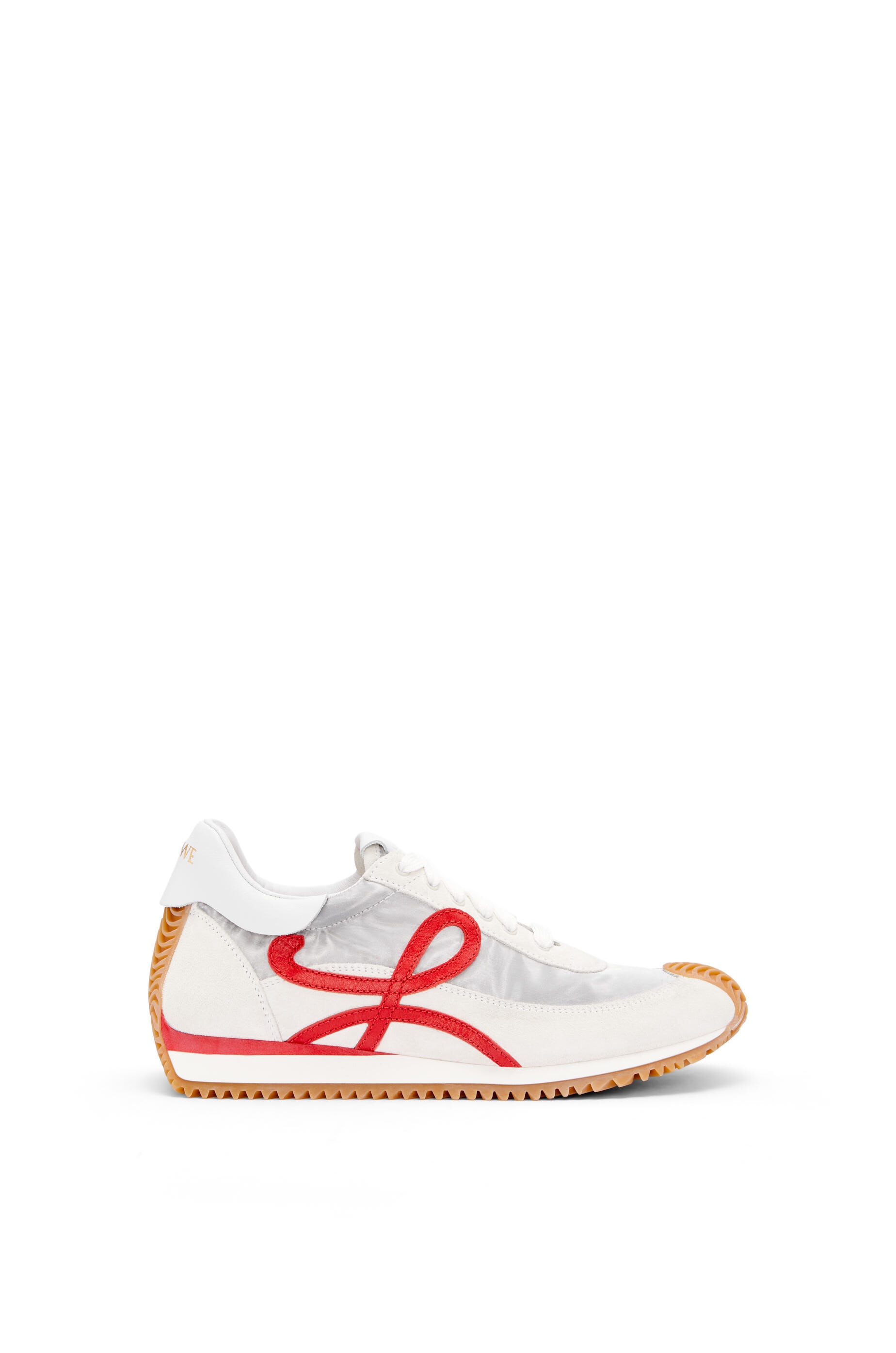 Flow runner in technical mesh and suede - 1