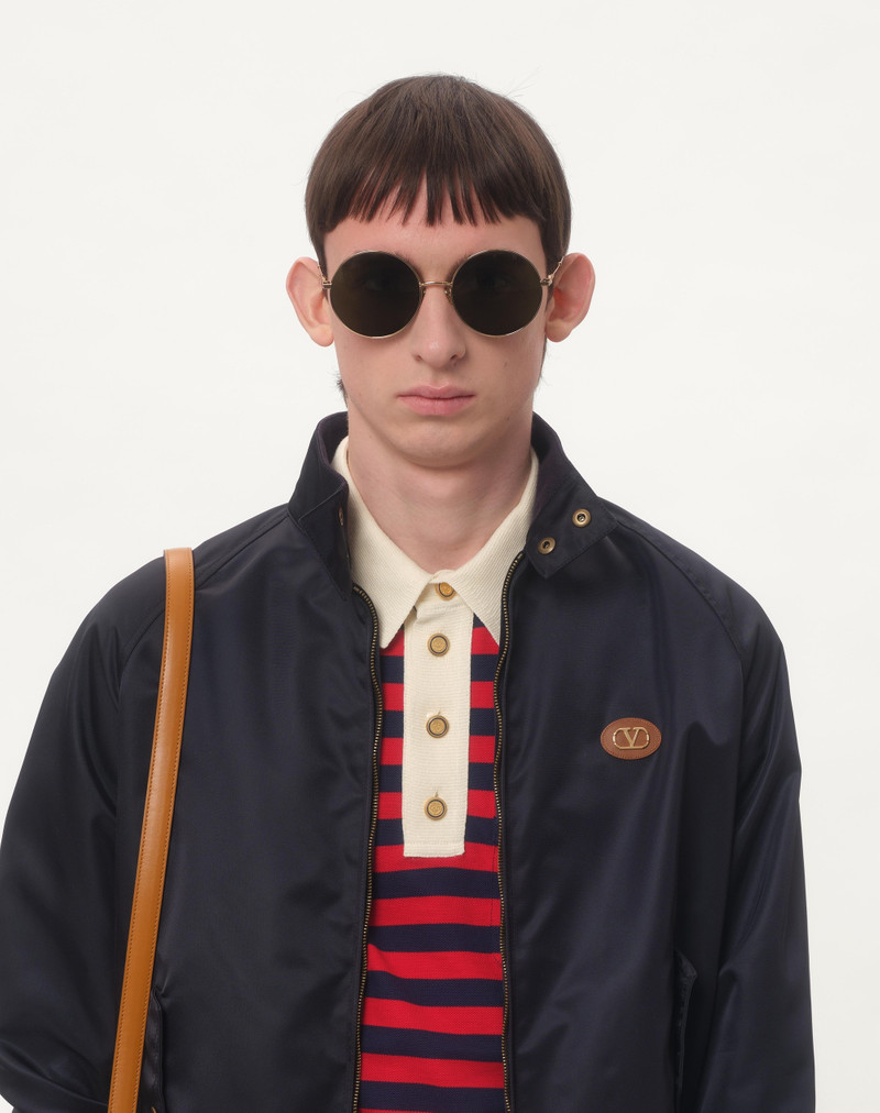 NYLON BLOUSON WITH VLOGO PATCH 5