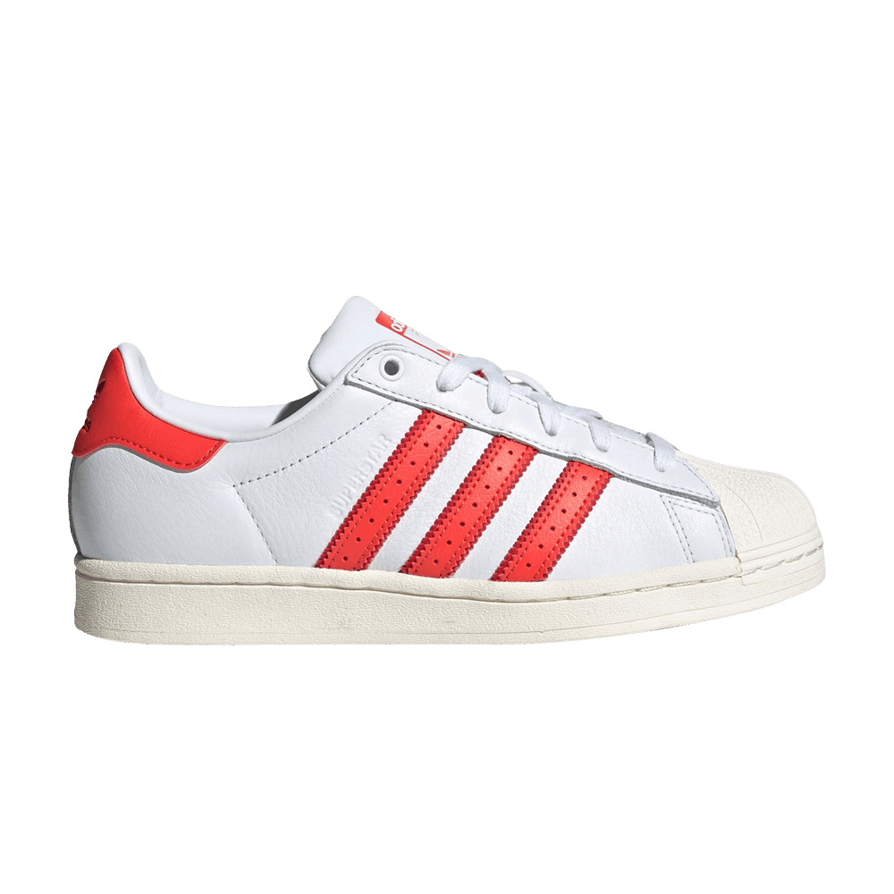 Wmns Superstar 'White Bright Red' - 1