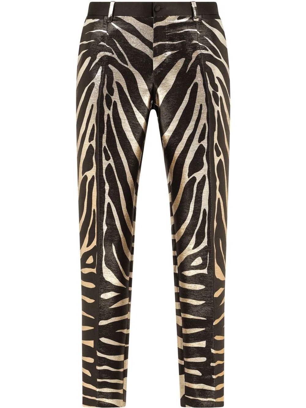 zebra print trousers - 1