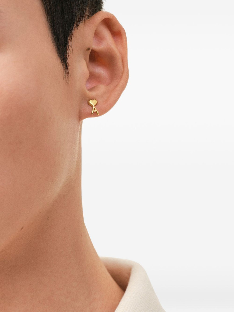 AMI Paris Ami de Coeur stud earrings outlook