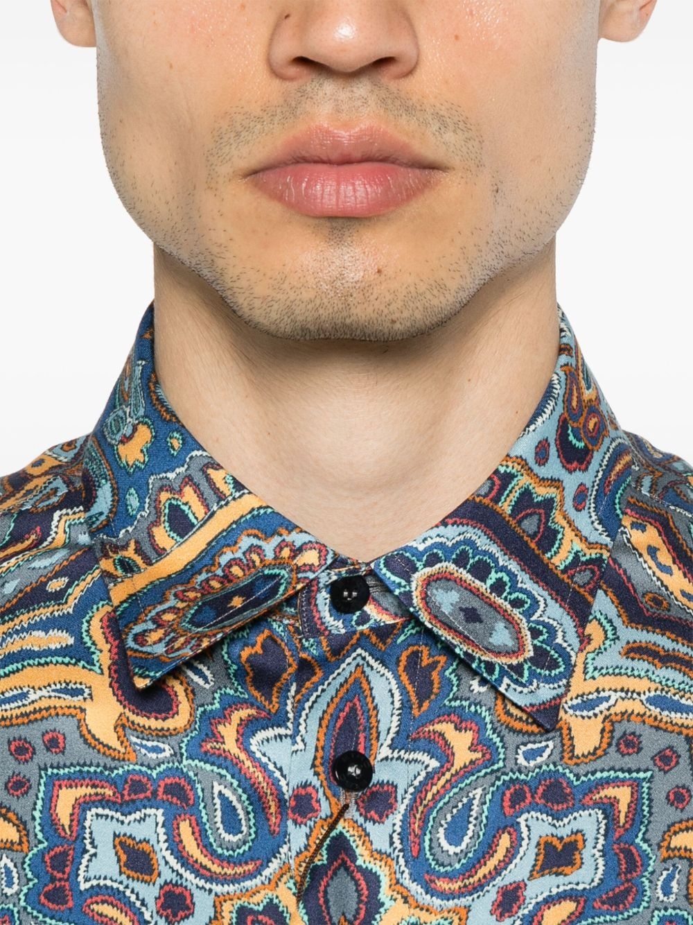 paisley-print shirt - 5