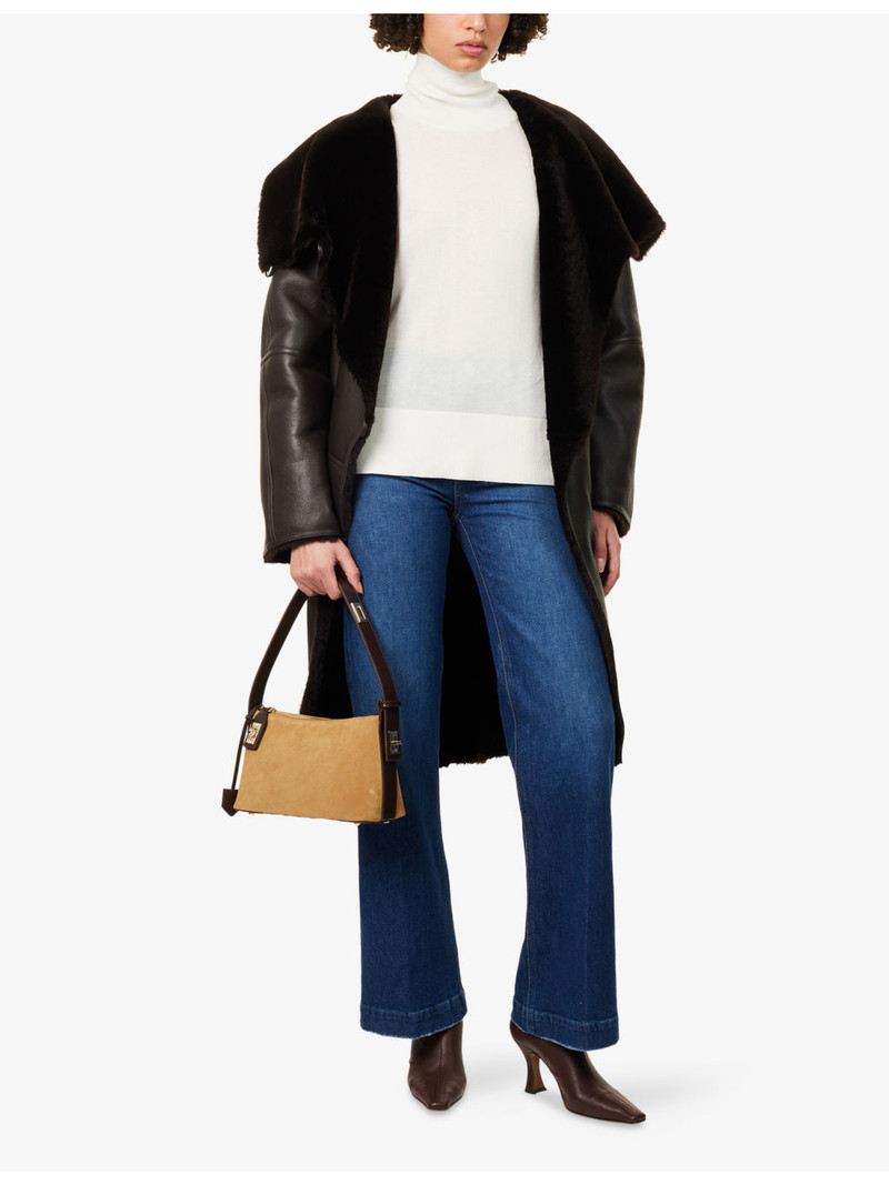 PAIGE Leenah Wide-Leg Stretch-Denim Jeans outlook