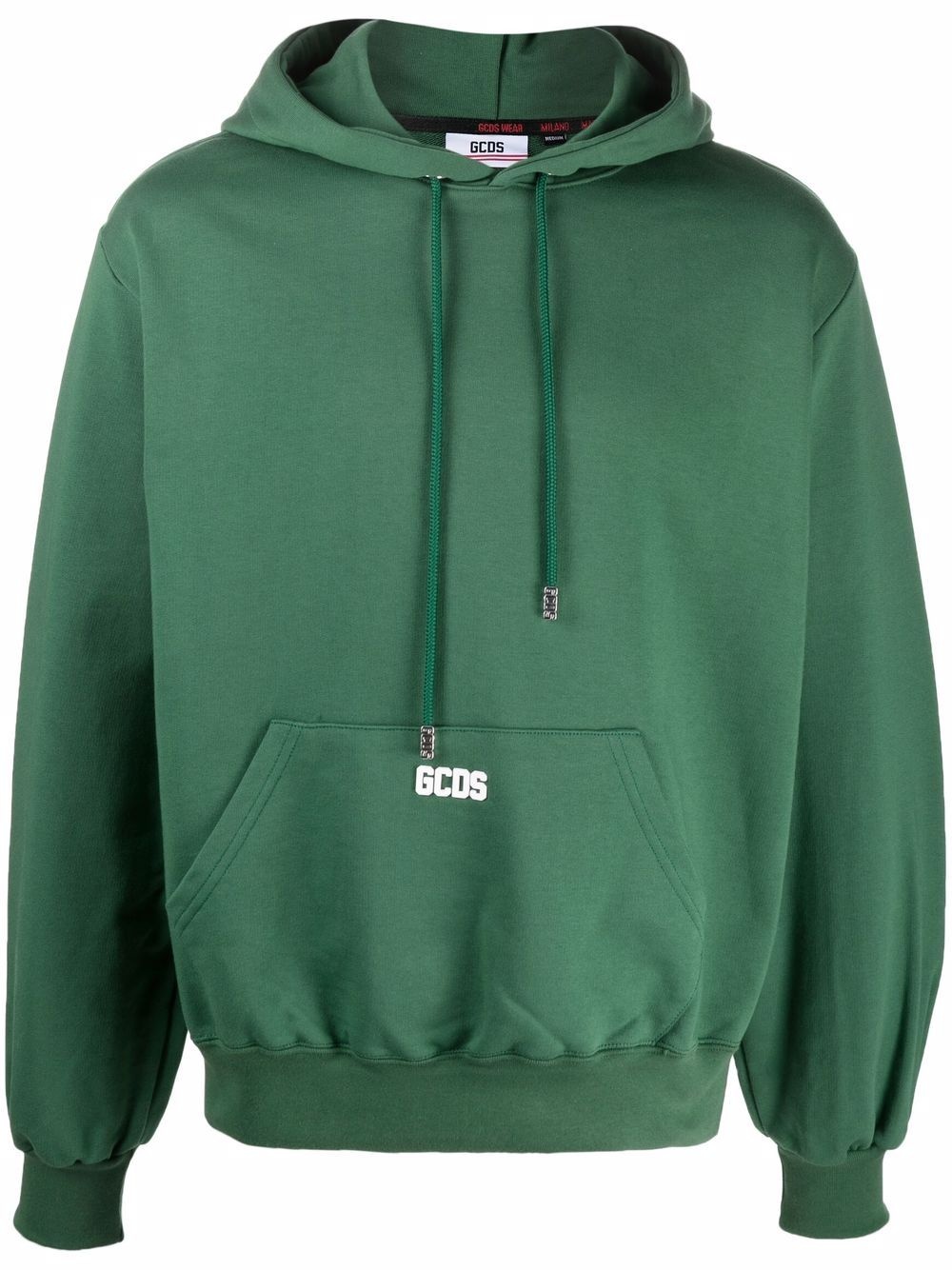 logo-plaque relaxed-fit hoodie - 1