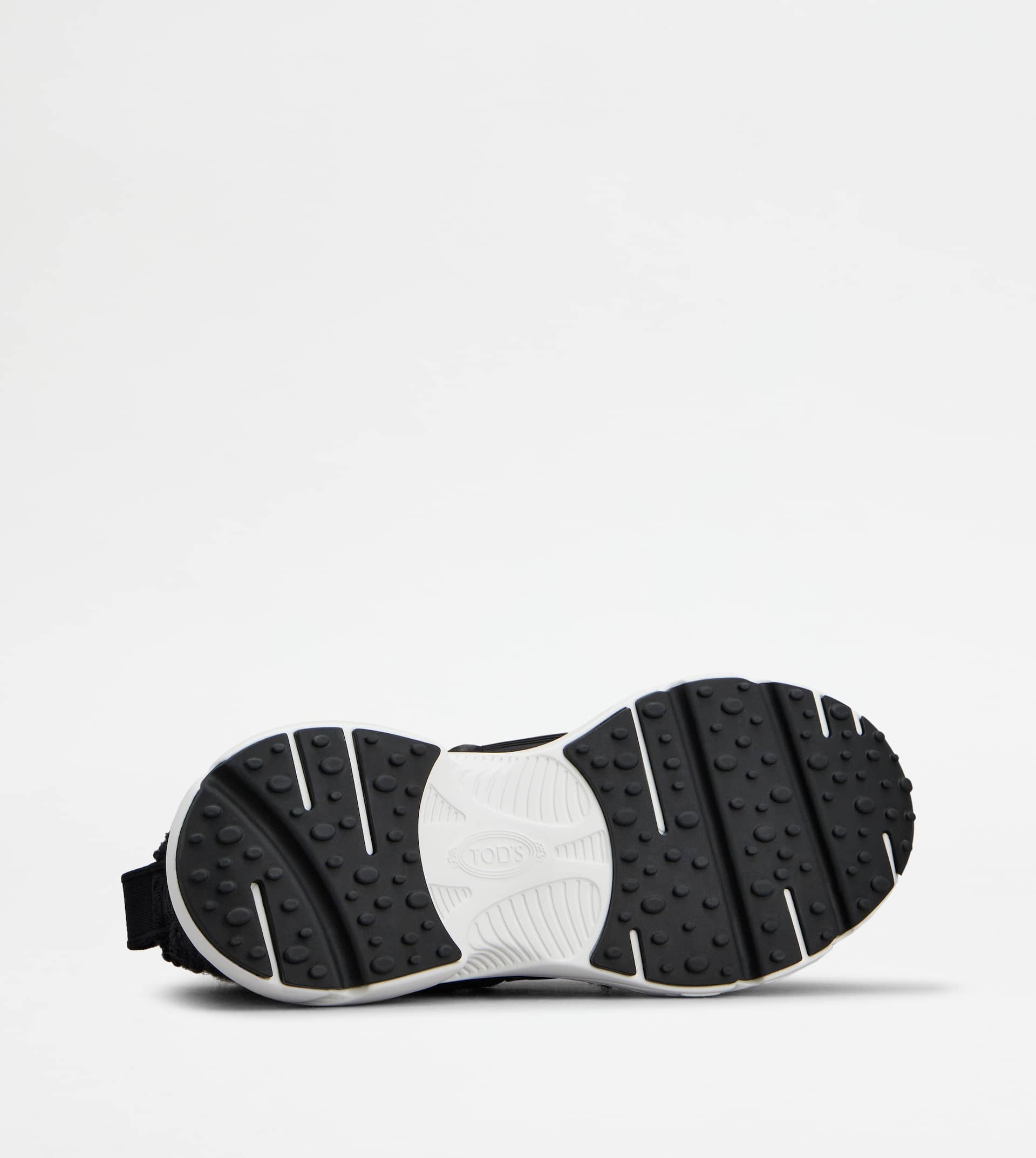 KATE SLIP-ON SNEAKERS IN BOUCLÉ KNIT - BLACK - 5