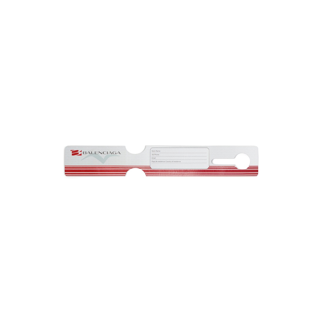 Charm/keychain Luggage Swing  in White/red - 3
