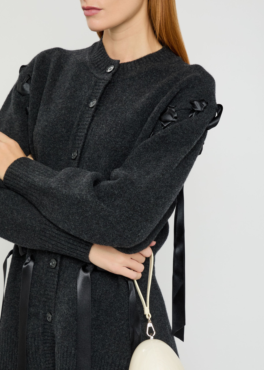 Simone Rocha Corset Wool-blend Cardigan - 5