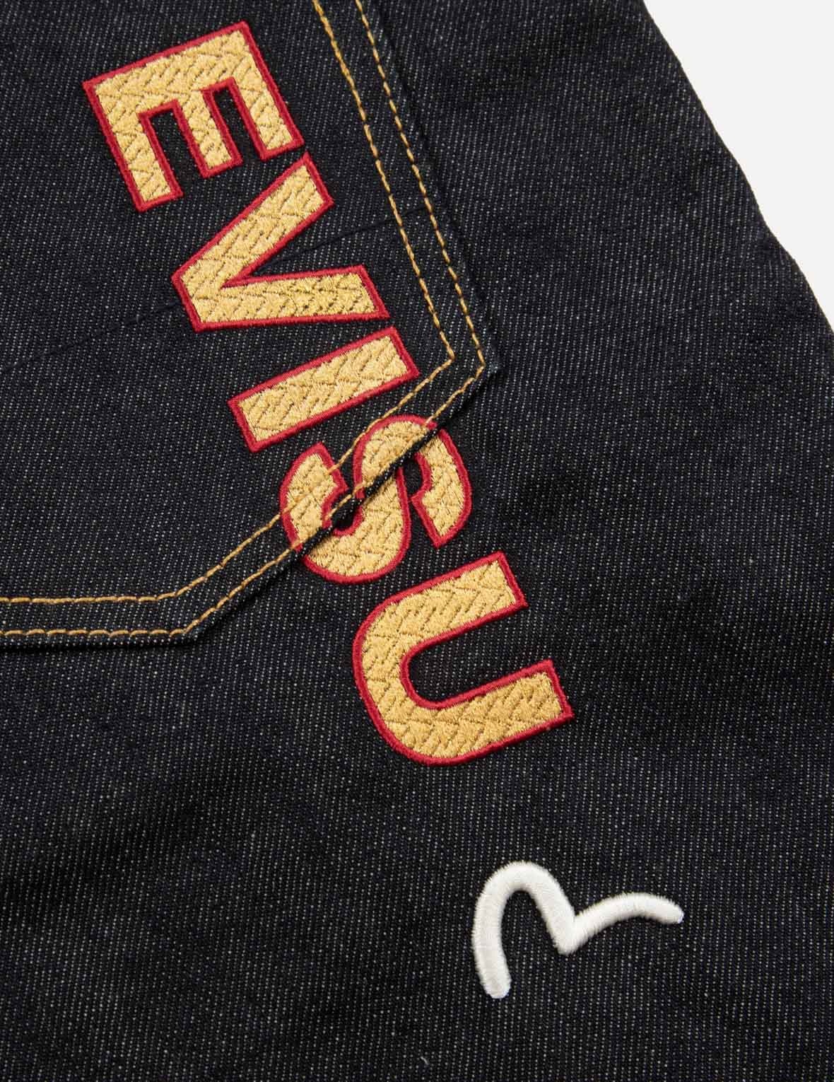 Fukurokuju Embroidery  Carrot Fit Jeans #2017 - 10