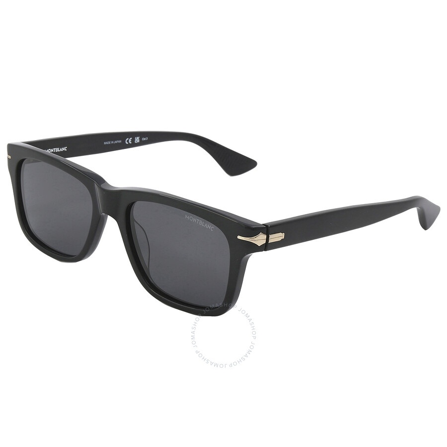 Montblanc Smoke Square Men's Sunglasses MB0263S 001 54 - 5