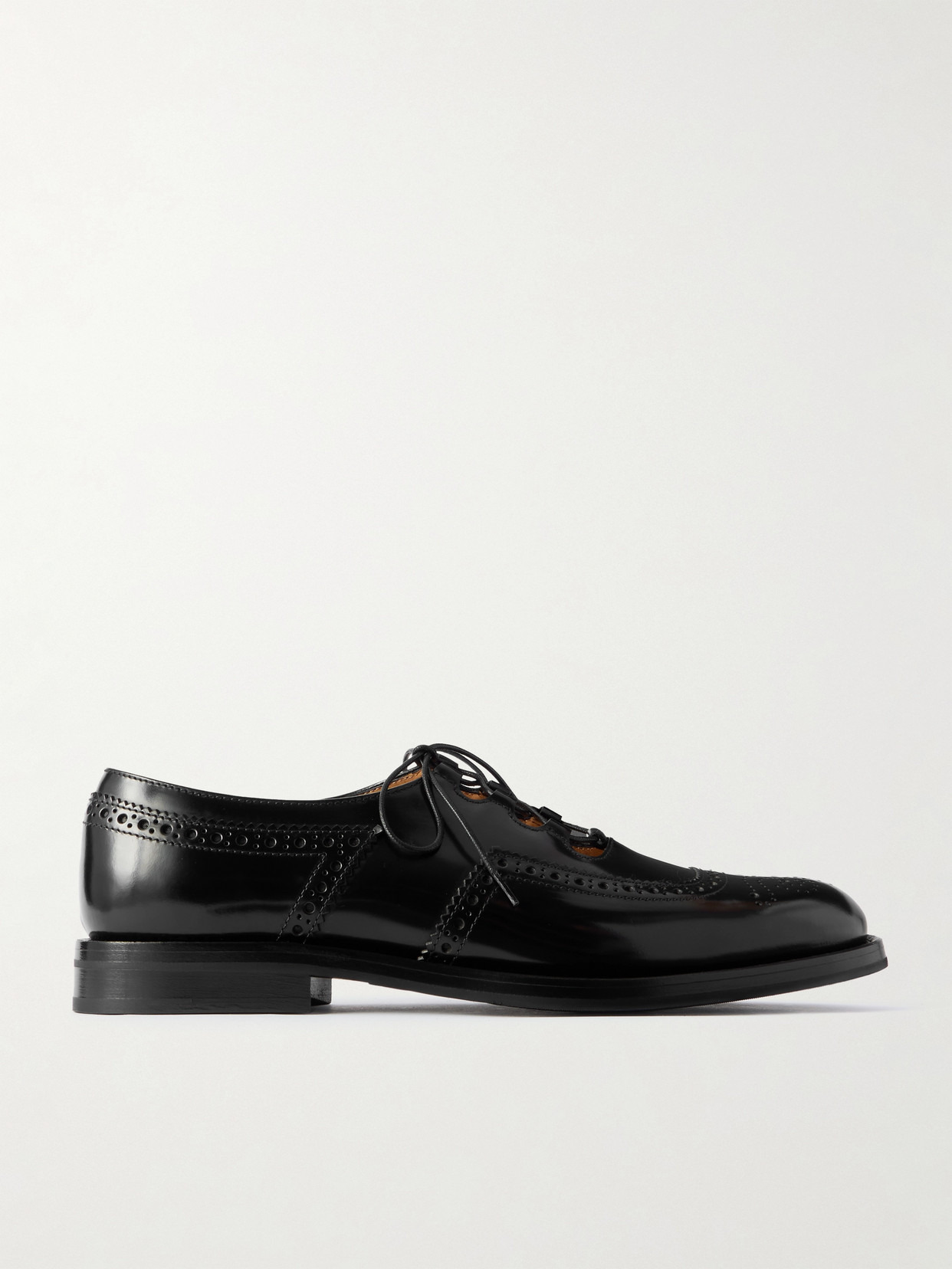 Ghillie Perforated Leather Brogues - 1