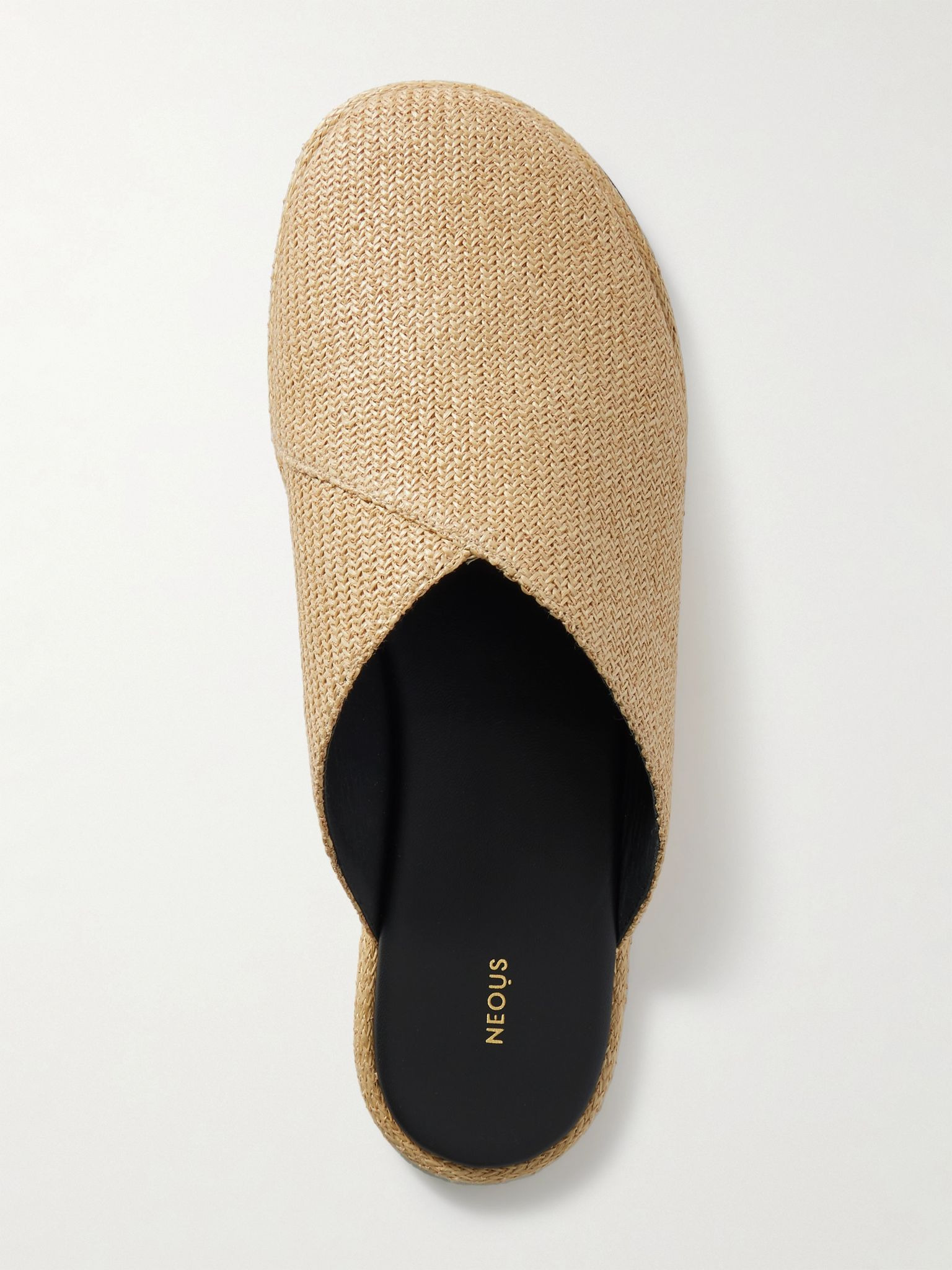 Attik raffia mules Neutral - 5