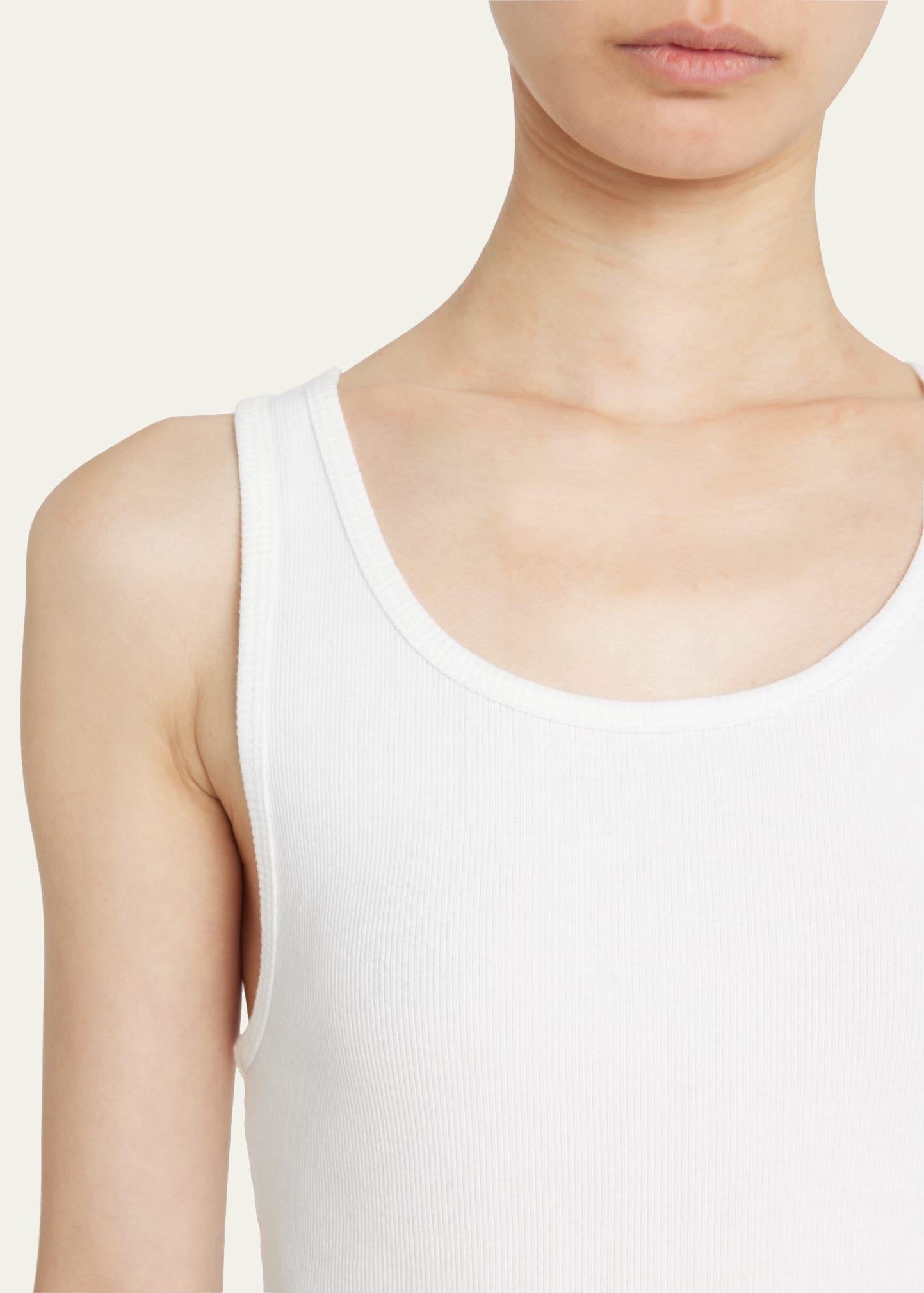 Cropped Scoop-Neck Tank Top - 5