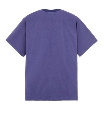 Stone Island 20155 COTTON JERSEY STAR INLAY_GARMENT DYED ROYAL BLUE outlook