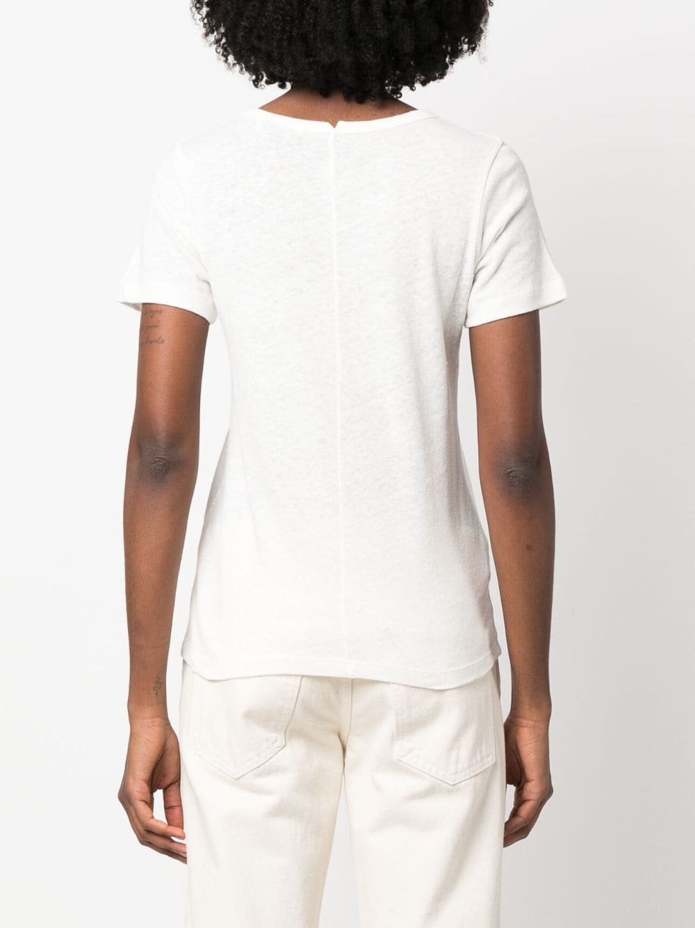 round neck T-shirt - 4