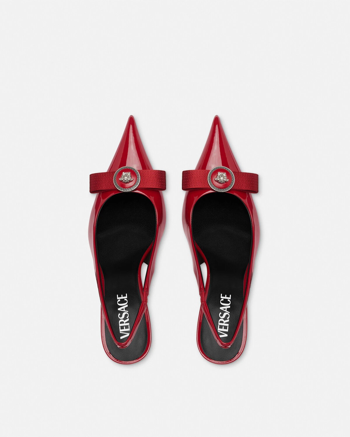 Gianni Ribbon Slingback Pumps 85 mm - 5