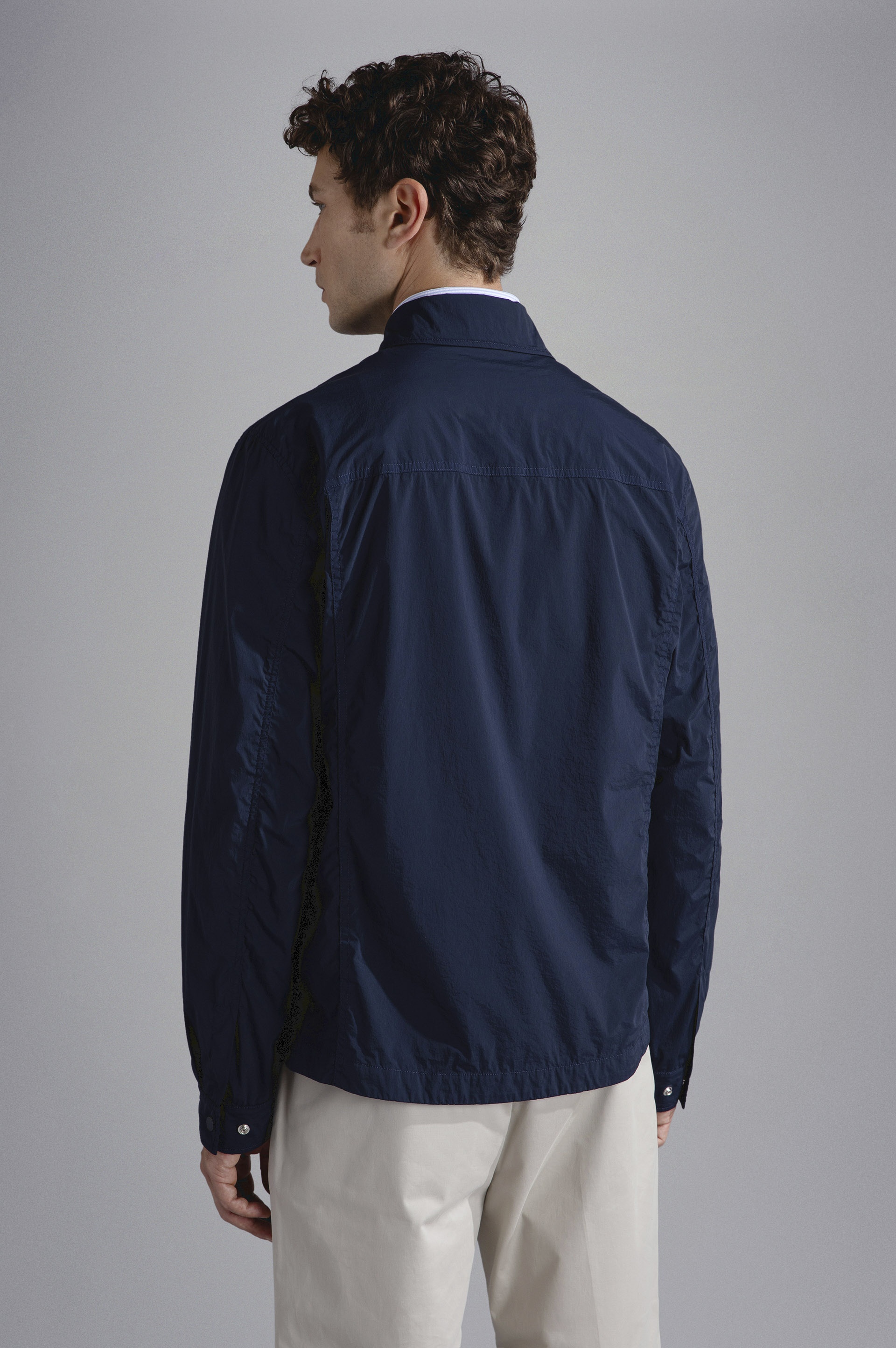 GARMENT DYED STRETCH ECONYL® NYLON SHACKET - 3