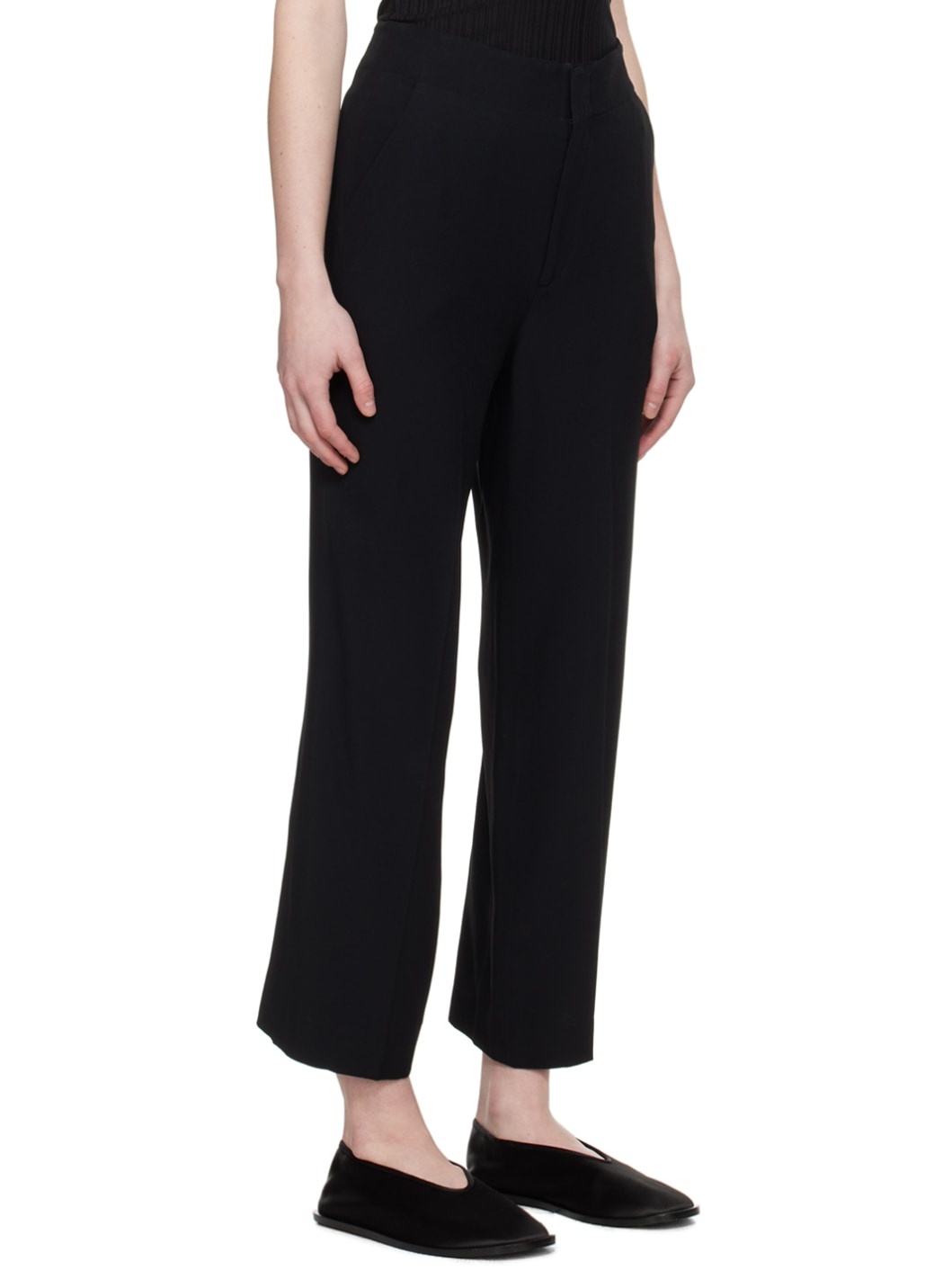 Black Cheval Trousers - 2