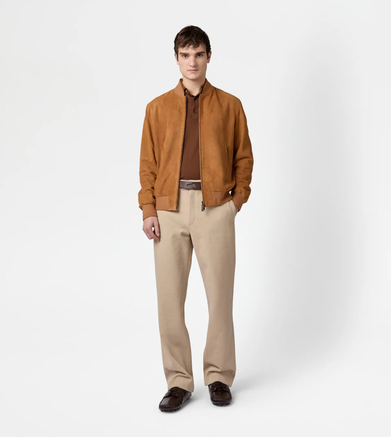 Tod's RELAXED FIT CHINO PANTS IN COTTON - BEIGE outlook